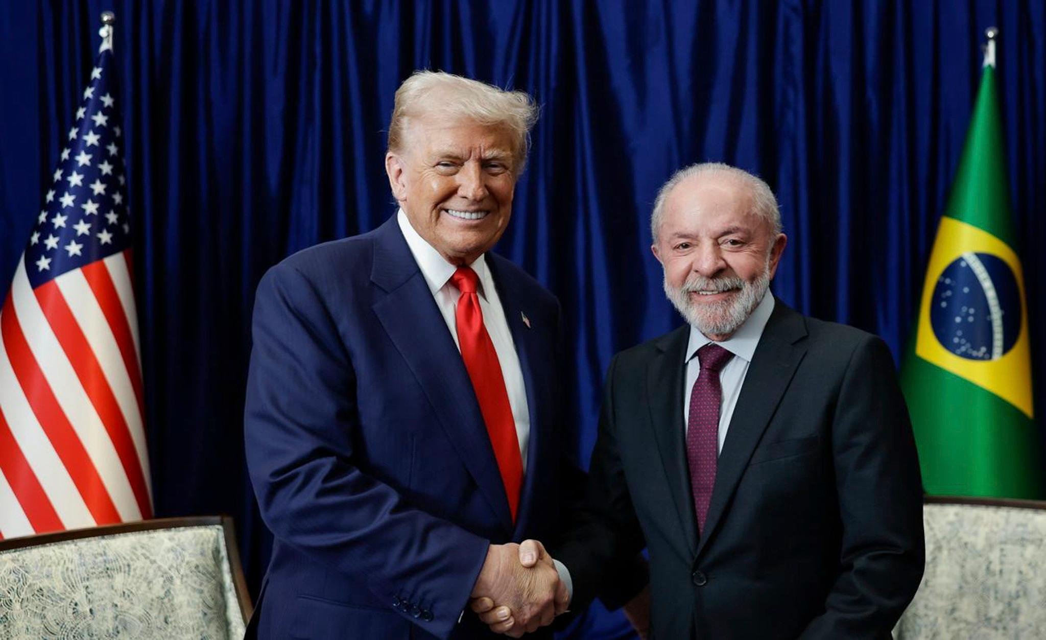 &Uacute;ltimo encontro entre Trump e Lula ocorreu em outubro do ano passado