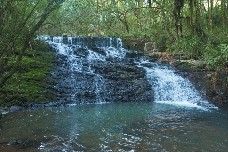 Cascata da Usina, em Flores da Cunha, &eacute; uma das atra&ccedil;&otilde;es na Serra Ga&uacute;cha