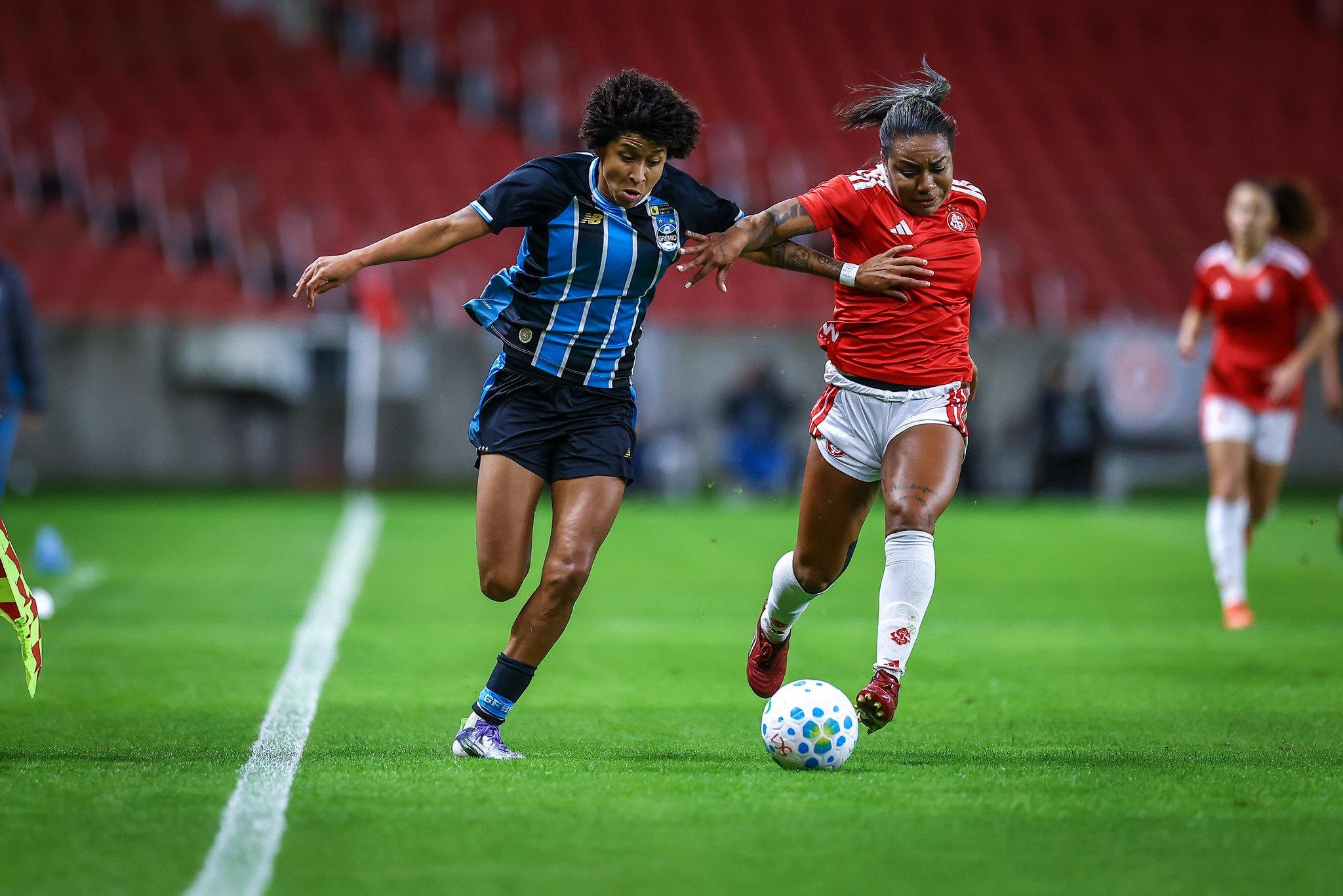 Gurias Coloradas venceram o Gr&ecirc;mio para chegar &agrave;s oitavas da Copa do Brasil