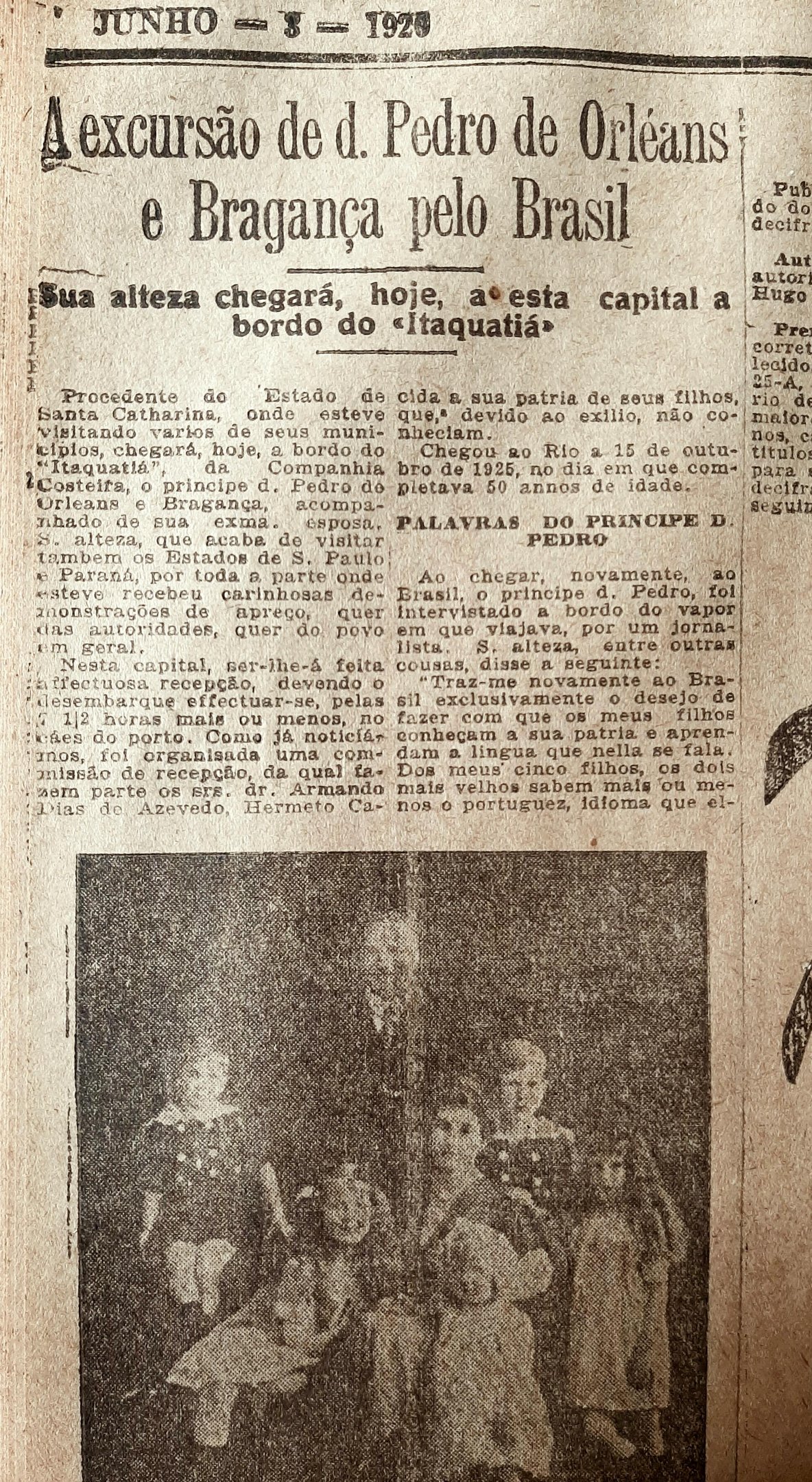O "herdeiro destronado" da monarquia brasileira fez um tour pelo pa&iacute;s