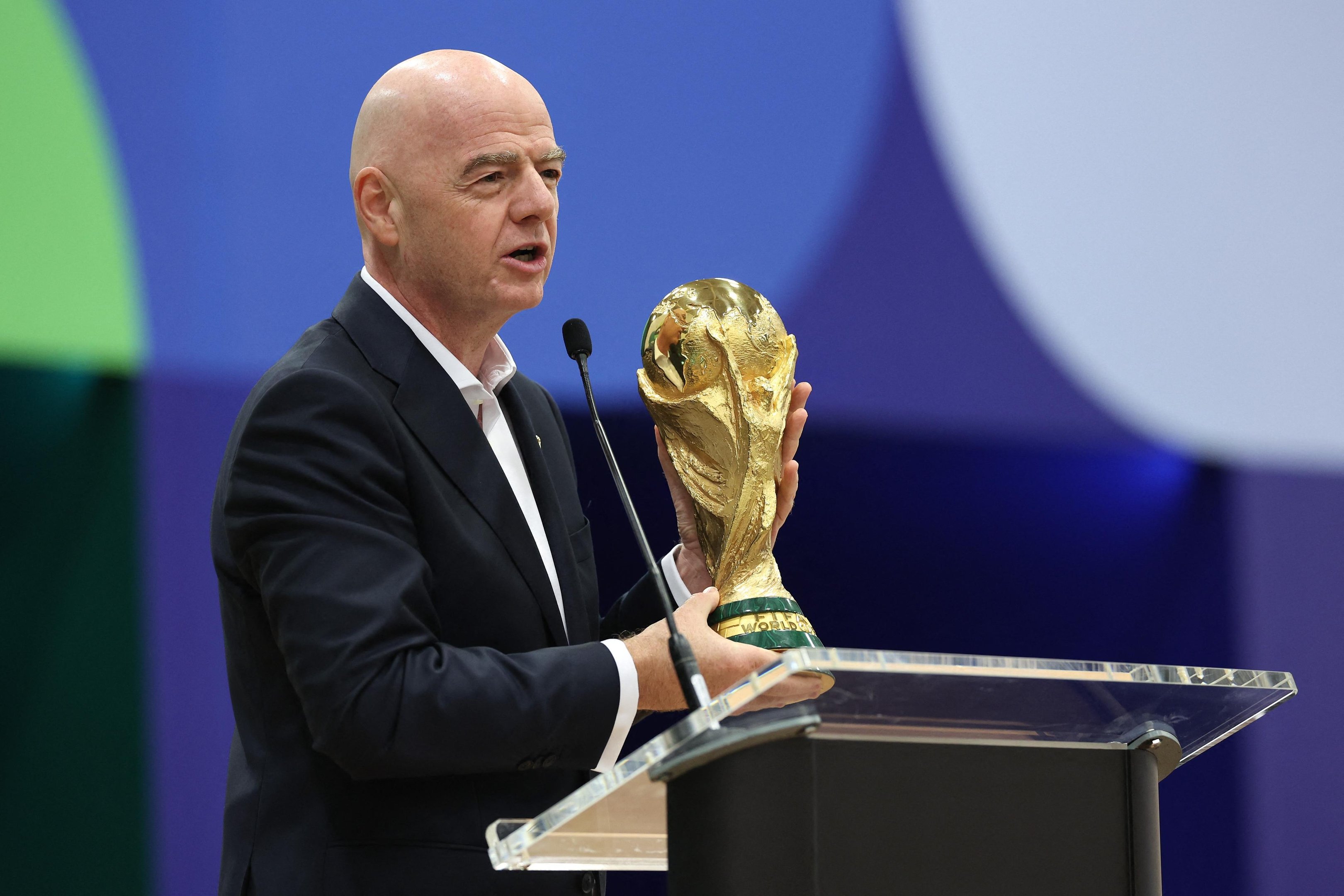 Infantino marcou para 18 de mar&ccedil;o de 2027, em Rabat, a reuni&atilde;o dos delegados das 211 federa&ccedil;&otilde;es-membros da Fifa para prolongar seu mandato