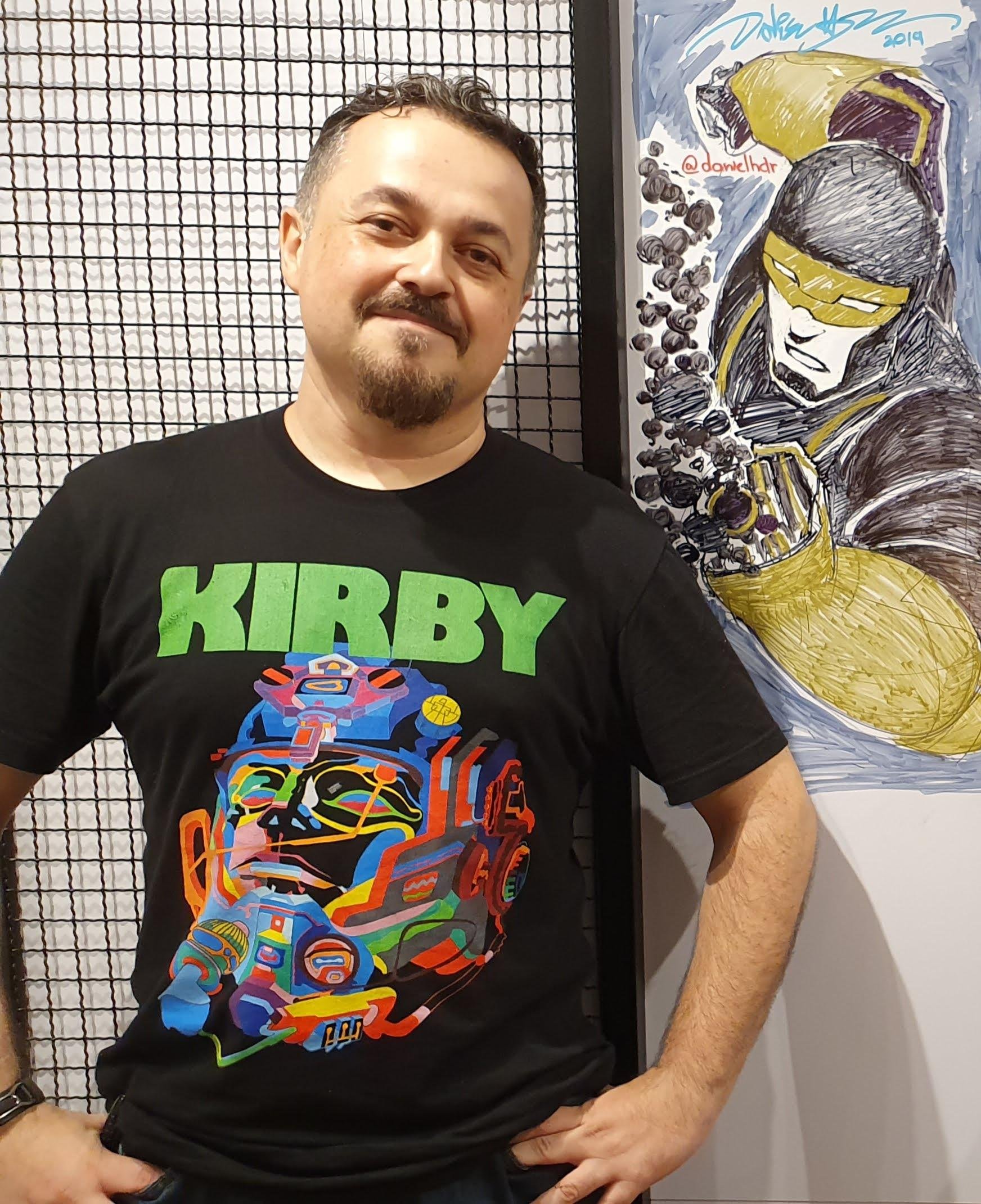 O quadrinista e ilustrador Daniel HDR participa de sess&atilde;o comentada