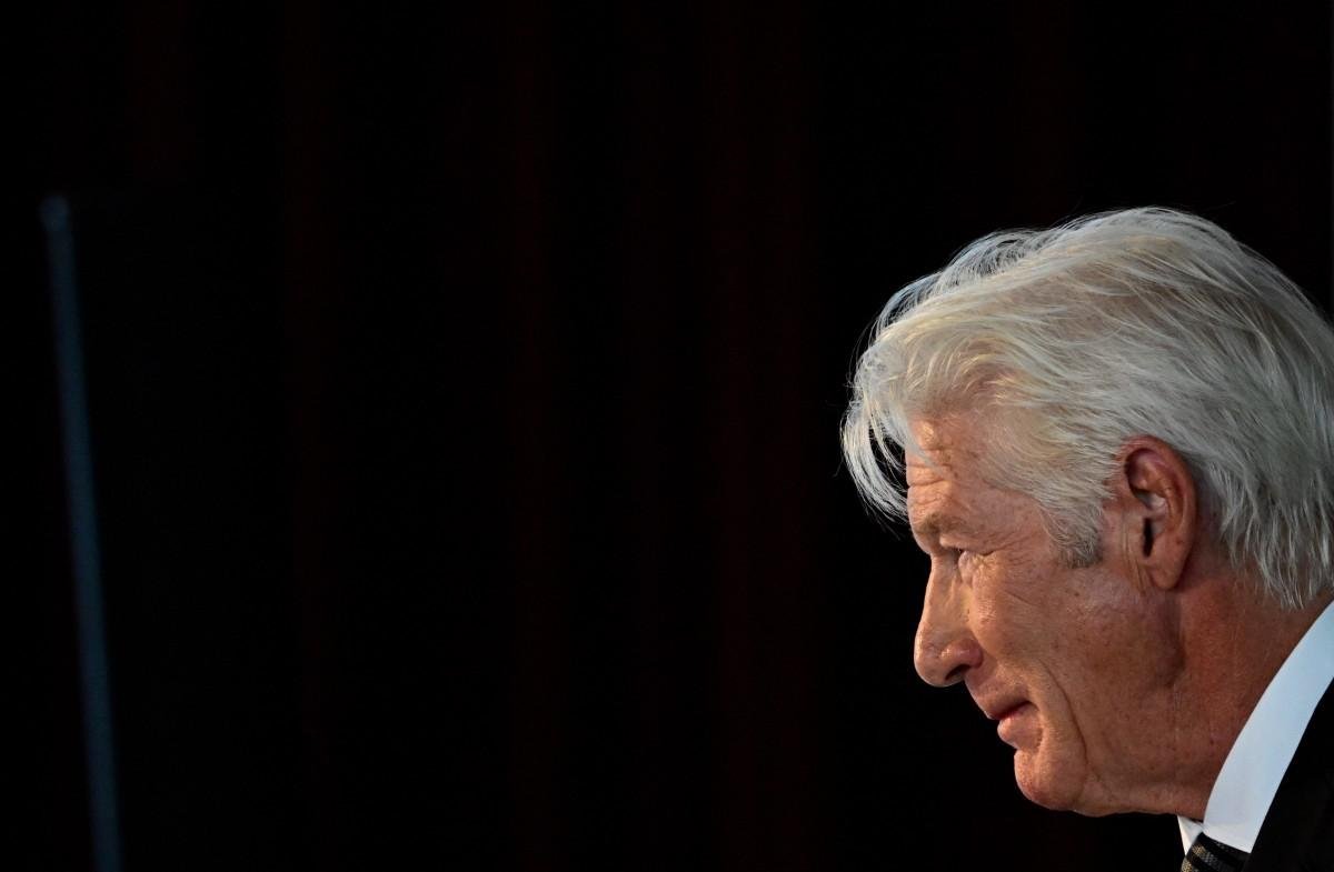 Ator Richard Gere fez discurso em Berlim
