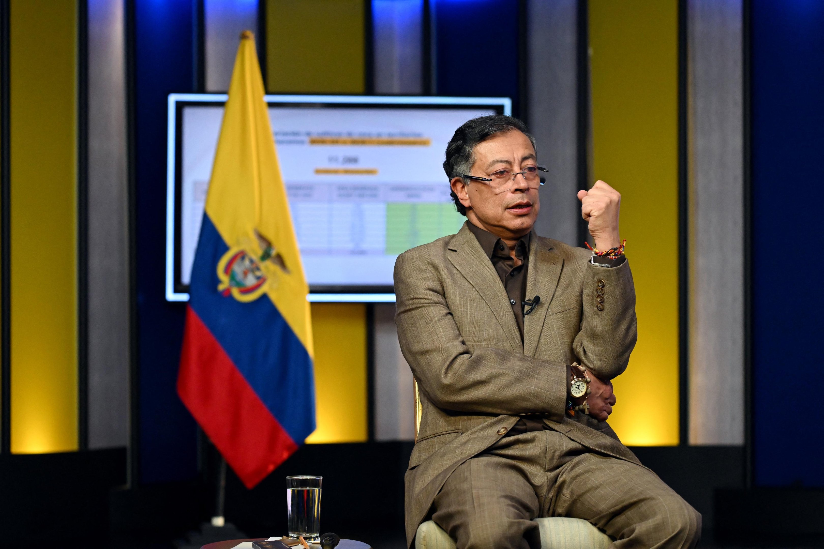 Presidente colombiano  Gustavo Petro