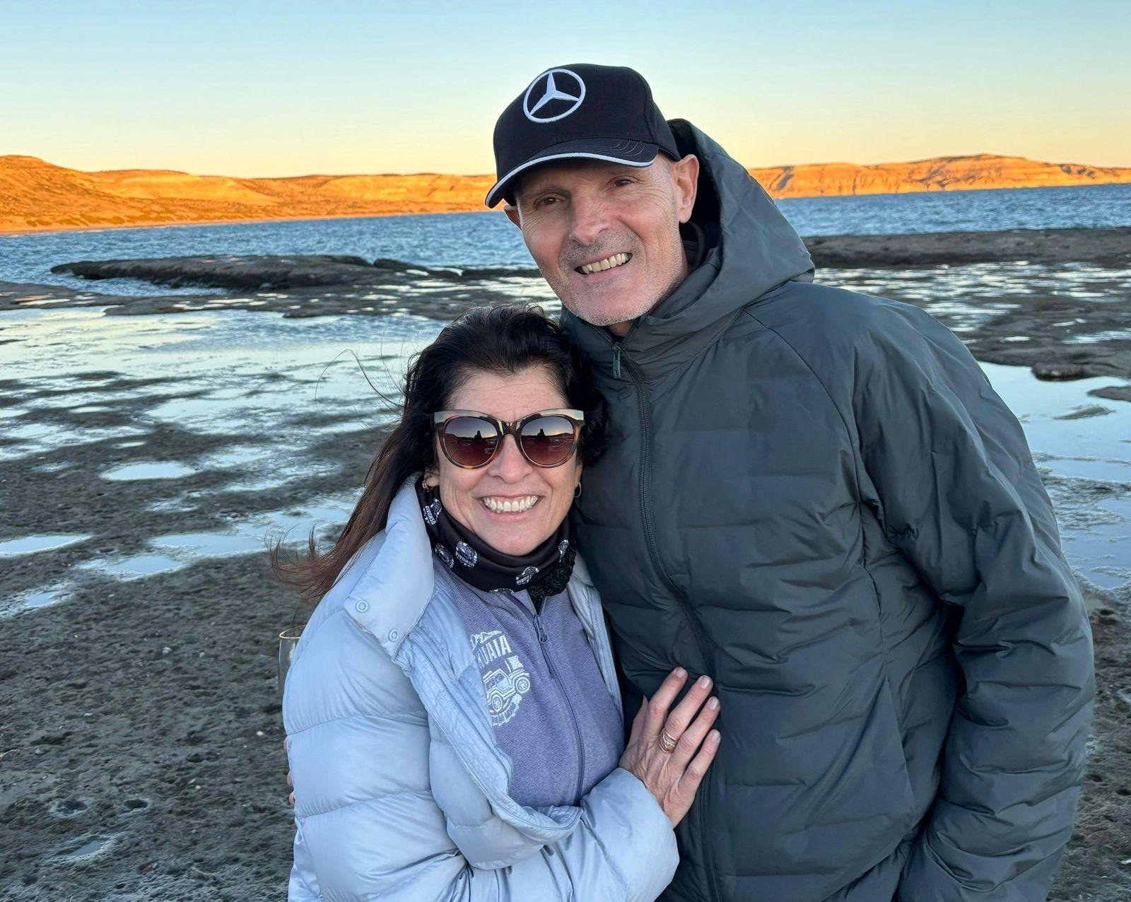 Jo&atilde;o Batista e Fab&iacute;ola Bianco de Oliveira curtiram a Expedi&ccedil;&atilde;o Ushuaia