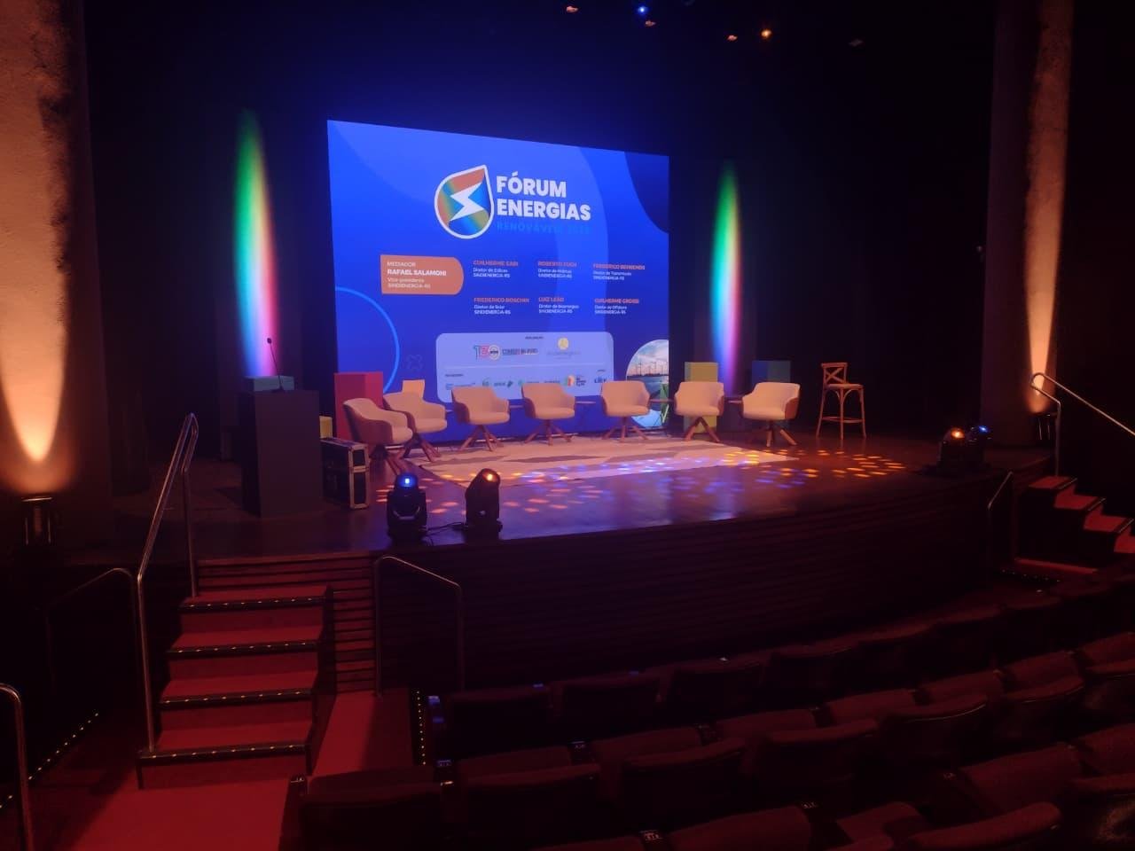 Teatro CIEE-RS Banrisul recebe o 6&ordm; F&oacute;rum de Energias Renov&aacute;veis