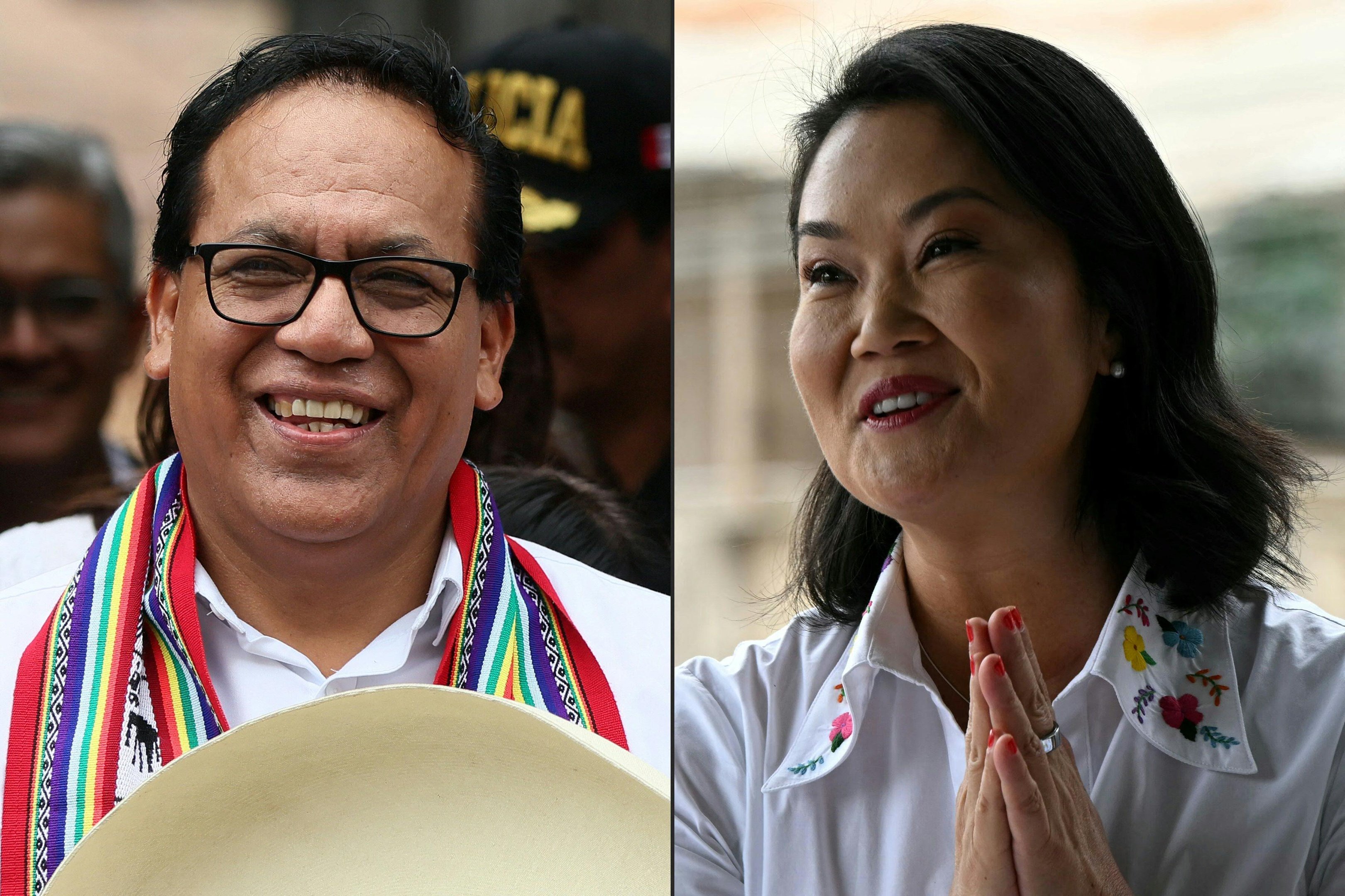 na apura&ccedil;&atilde;o final, Fujimori obteve no segundo turno 50,135% dos votos, contra 49,865% de S&aacute;nchez