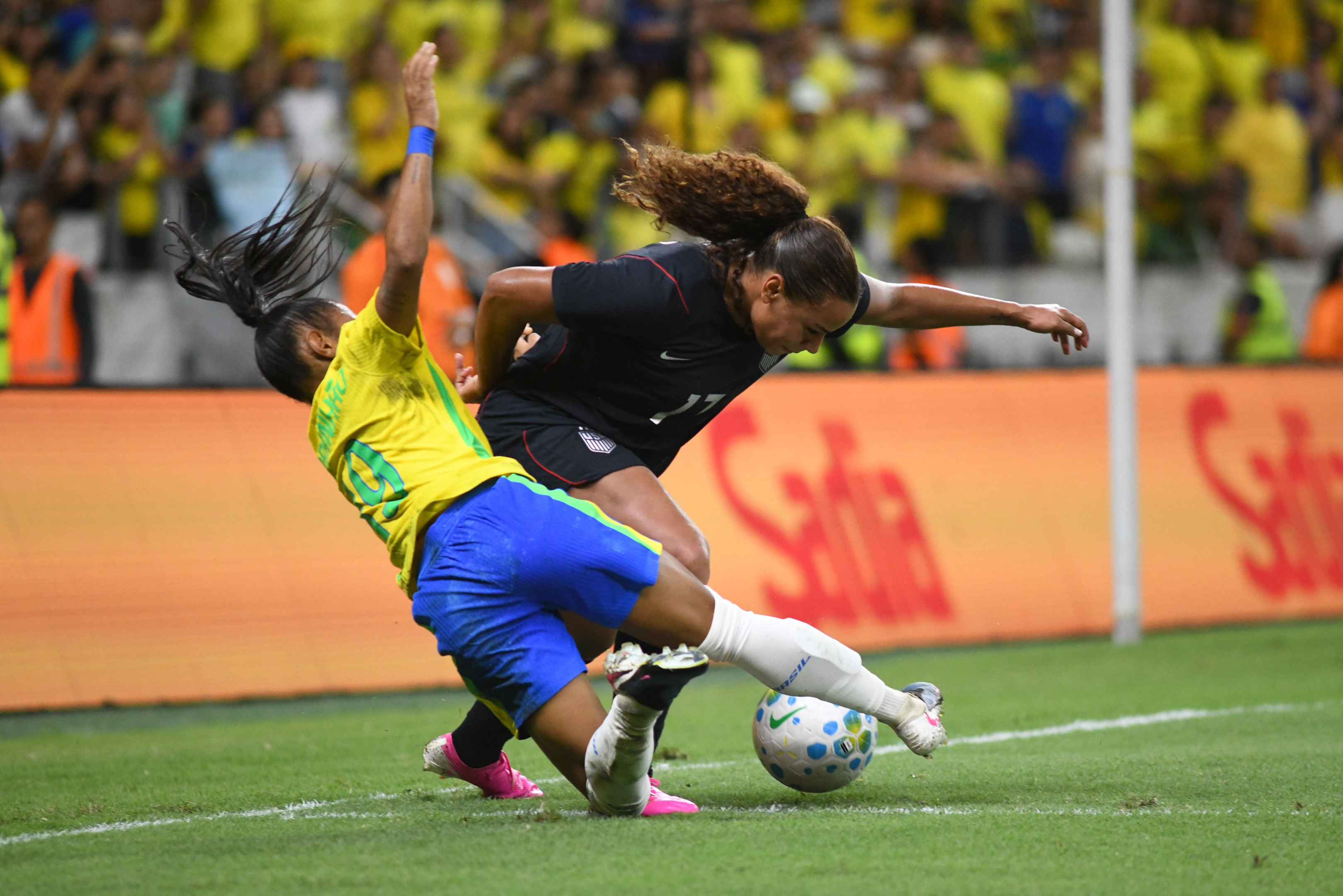 Time brasileiro n&atilde;o conseguiu reagir no segundo tempo