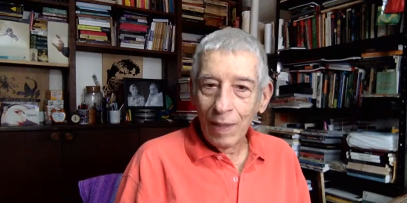 Orlando Senna durante podcast, em 17 de novembro de 2020