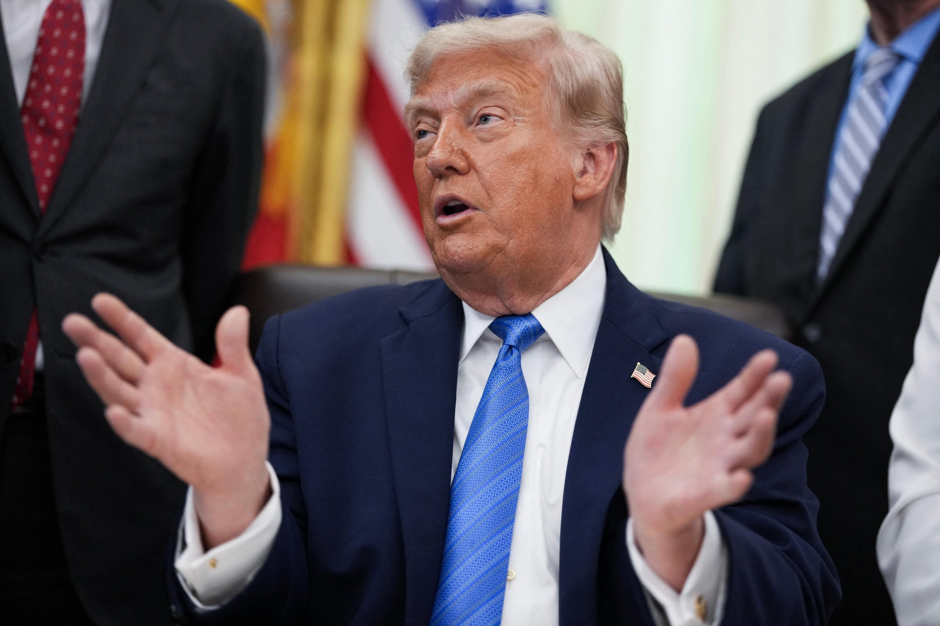 Infantino, que em v&aacute;rias ocasi&otilde;es demonstrou proximidade com Trump, elogiou com frequ&ecirc;ncia a pol&iacute;tica interna do dirigente americano
