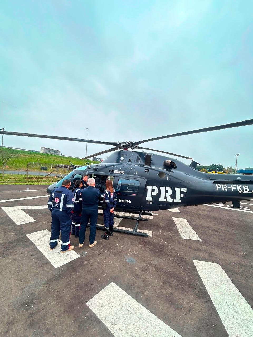 Equipes do Samu realizaram atendimento m&eacute;dico durante o voo
