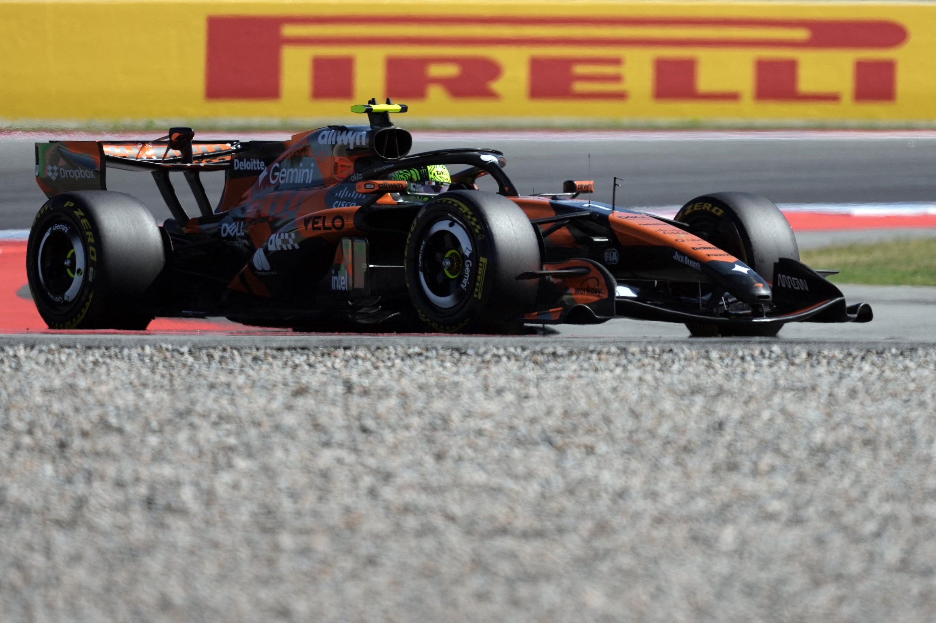 Lando Norris terminou o segundo treino na lideran&ccedil;a