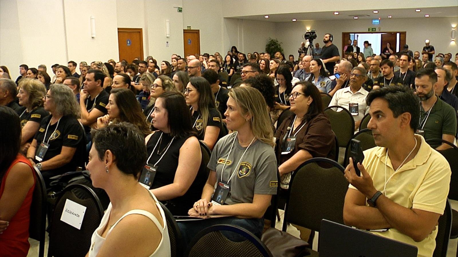 Oficiais de Justi&ccedil;a durante o II Encontro Estadual dos OJs do TJRS, ocorrido em mar&ccedil;o deste ano