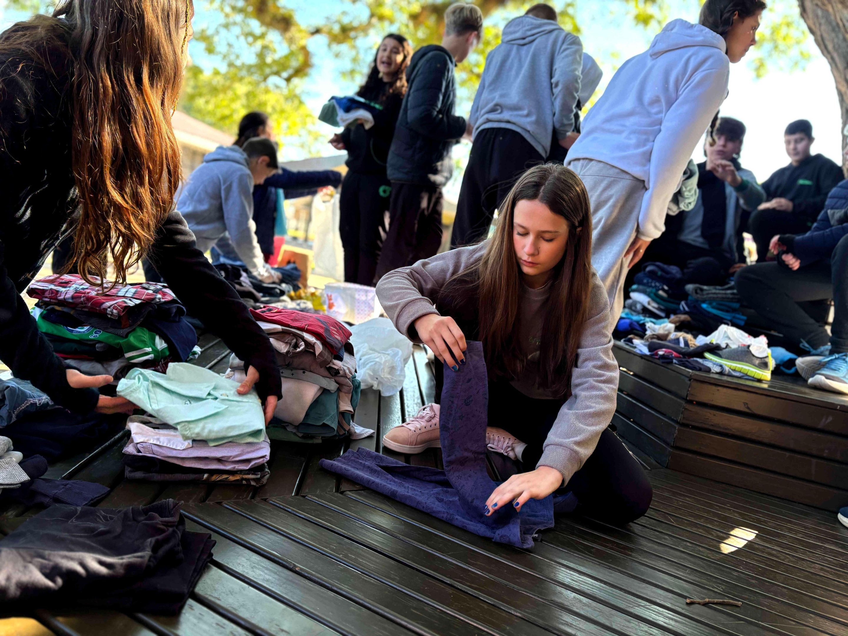 Campanhas mobilizam os alunos em atividades de apoio social
