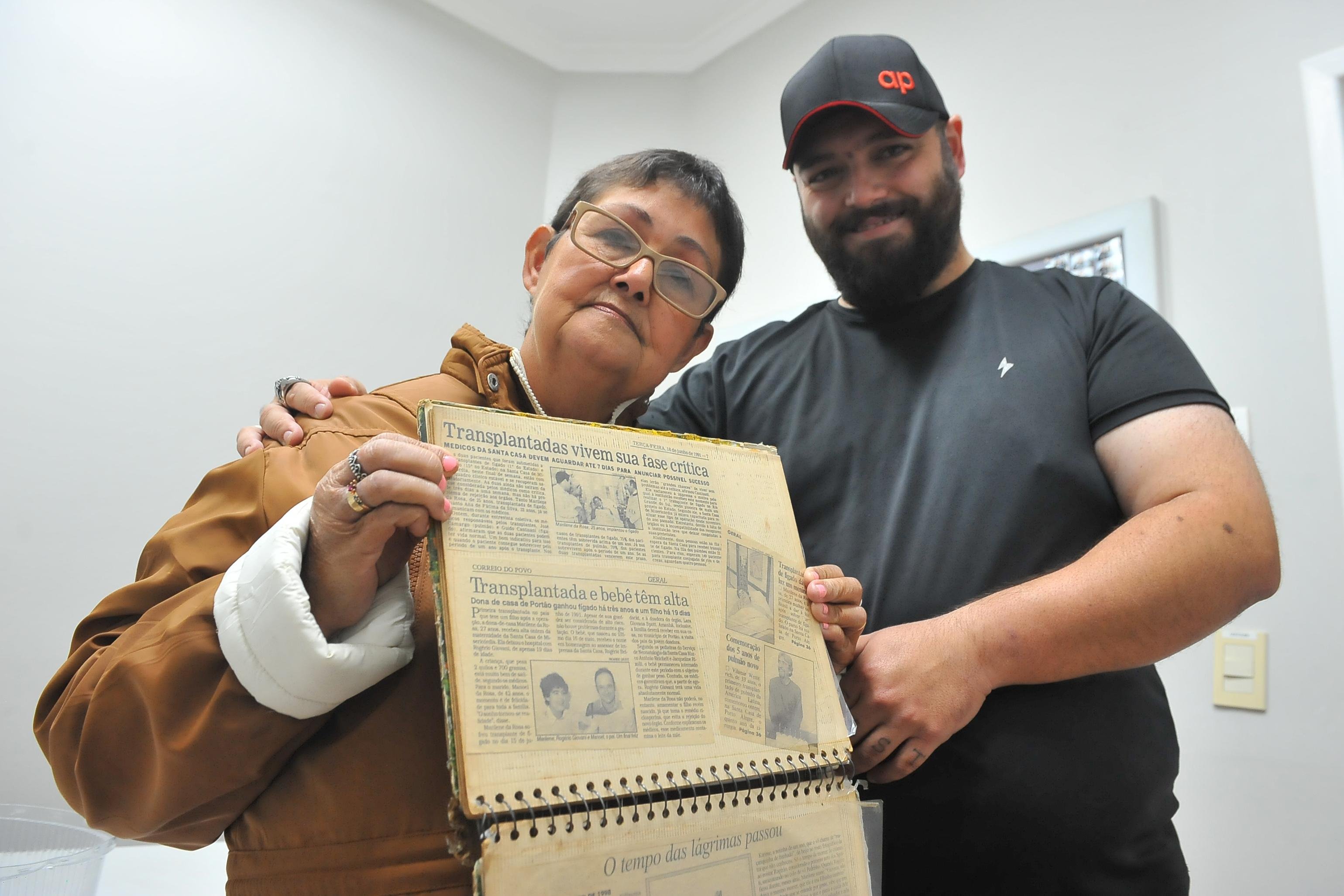 Marilene da Rosa, hoje com 59 anos, foi a primeira paciente transplantada de f&iacute;gado