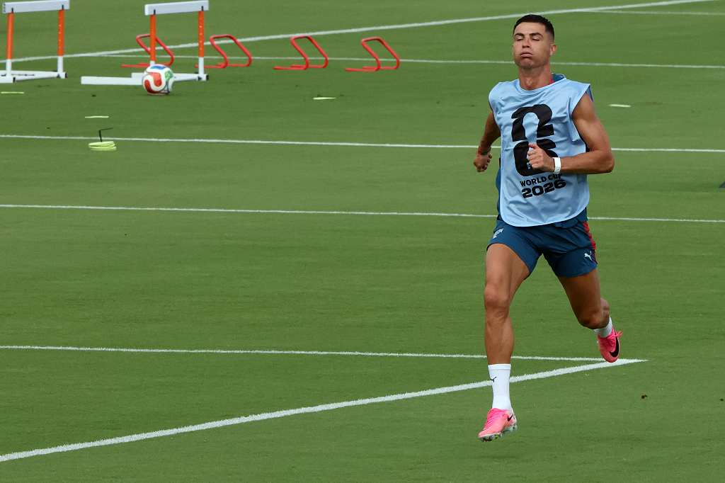 CR 7 se prepara para a estreia de Portugal na Copa nesta quarta-feira diante de RD Congo