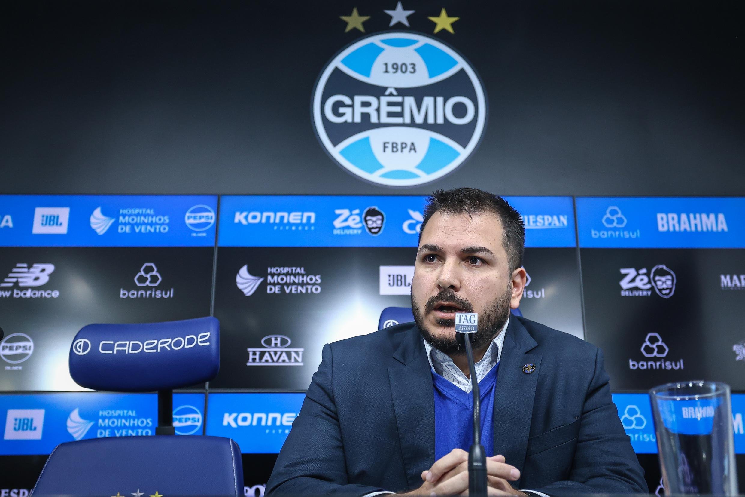 Rafael Lima, vice de futebol do Gr&ecirc;mio