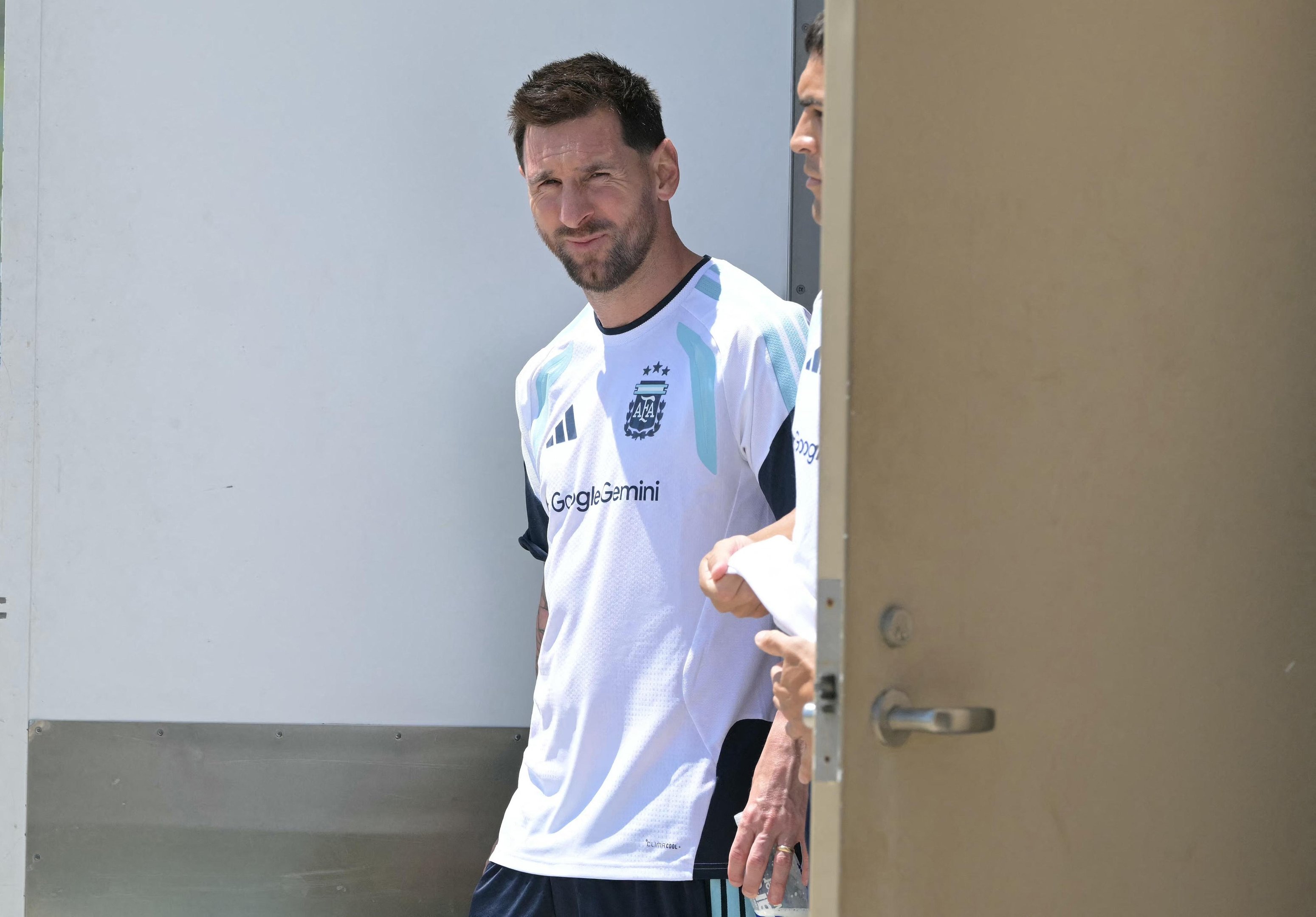 Messi voltou aos treino nessa quarta