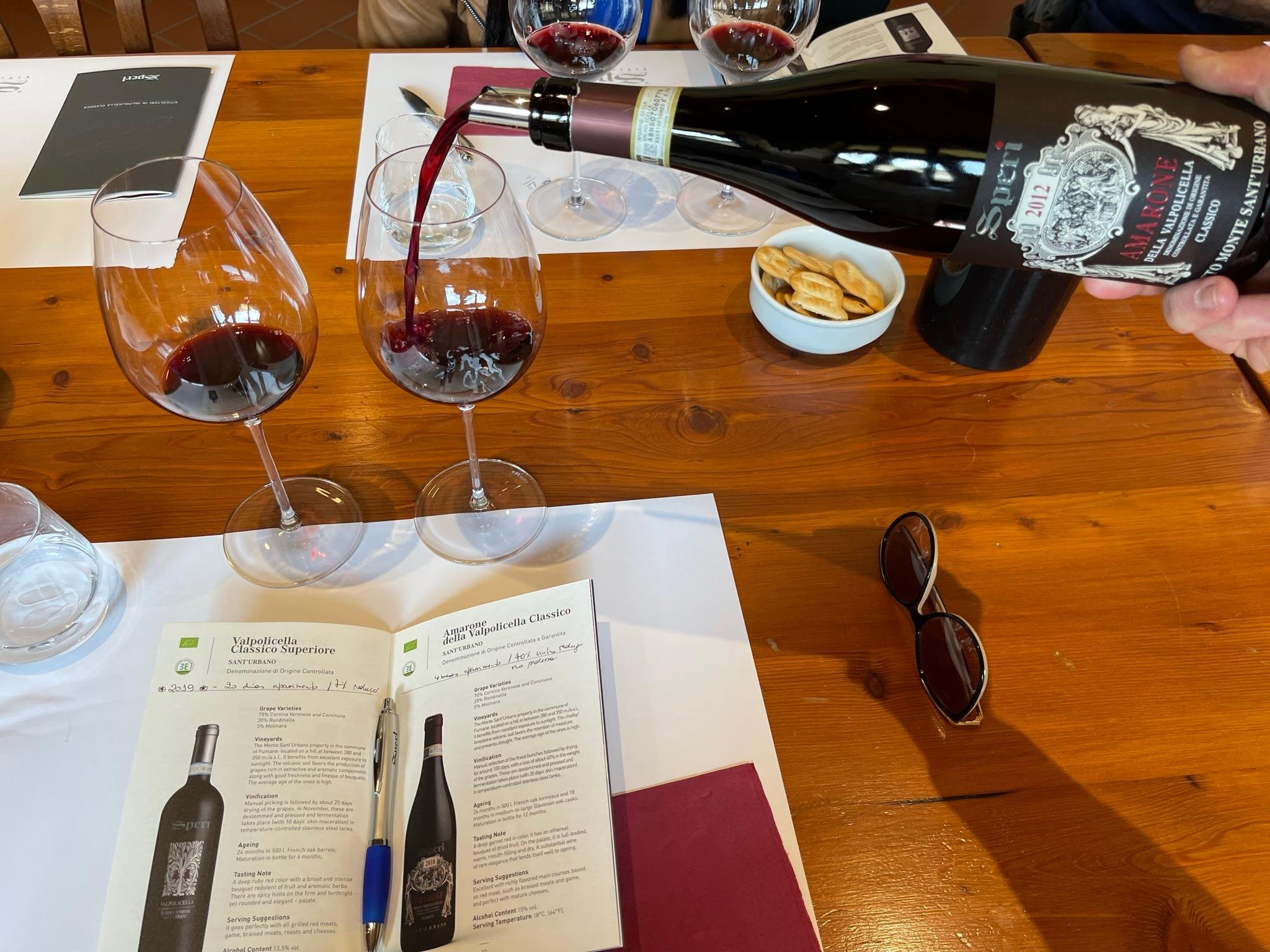 A riqueza de cor e a estrutura que fazem do Amarone o tinto perfeito para as noites frias