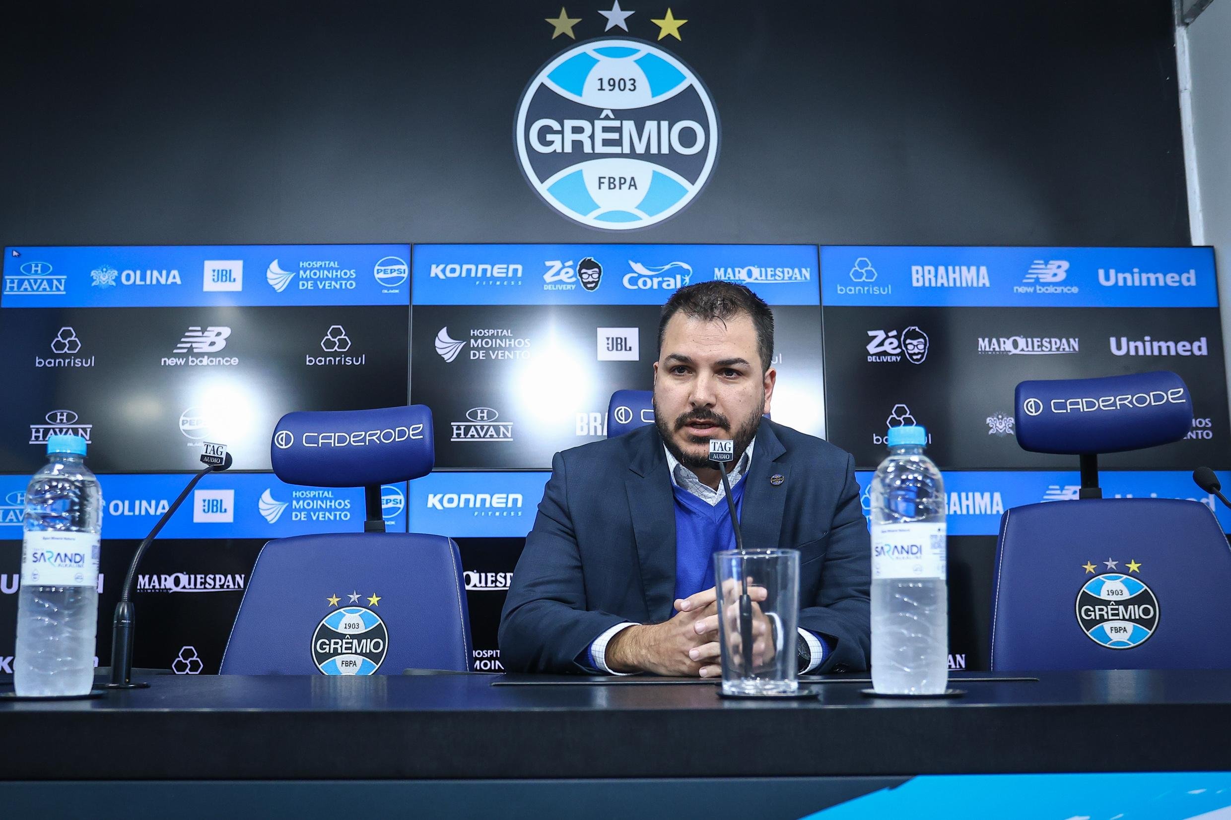 Rafael Lima conversou com a imprensa na quarta-feira, no CT Presidente Luiz Carvalho