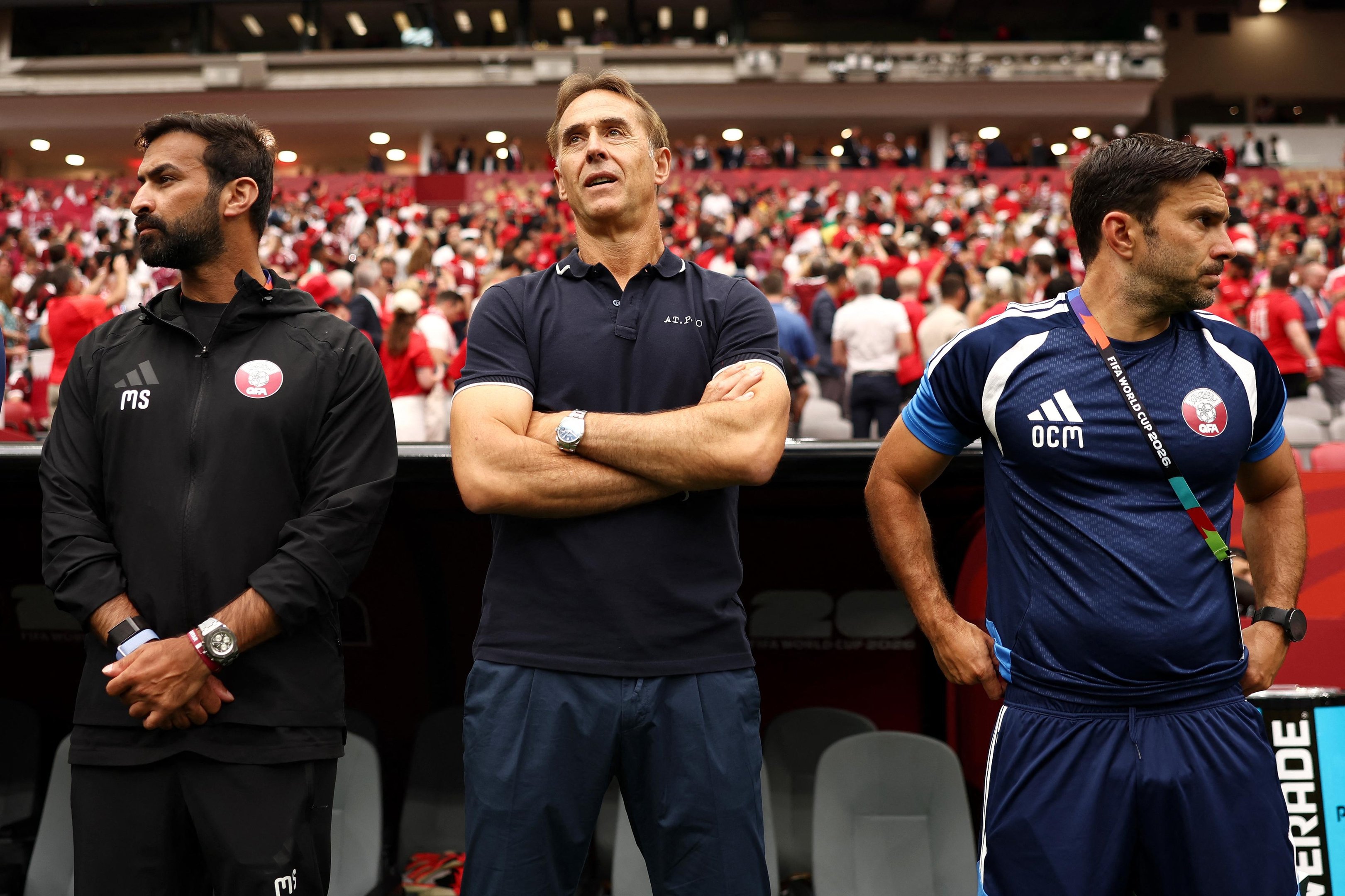 Lopetegui lamentou os lances que geraram as expuls&otilde;es de jogadores do Catar, o que acabou com a possibilidade de buscar o placar contra o Canad&aacute;