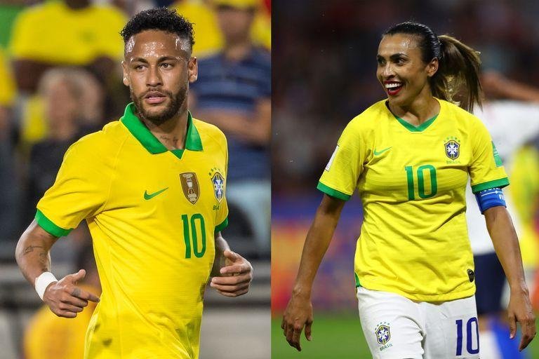 Marta soma 17 gols em Copas e seis pr&ecirc;mios de Melhor do Mundo pela Fifa. Neymar tem oito gols em Mundiais e nenhum pr&ecirc;mio m&aacute;ximo da entidade
