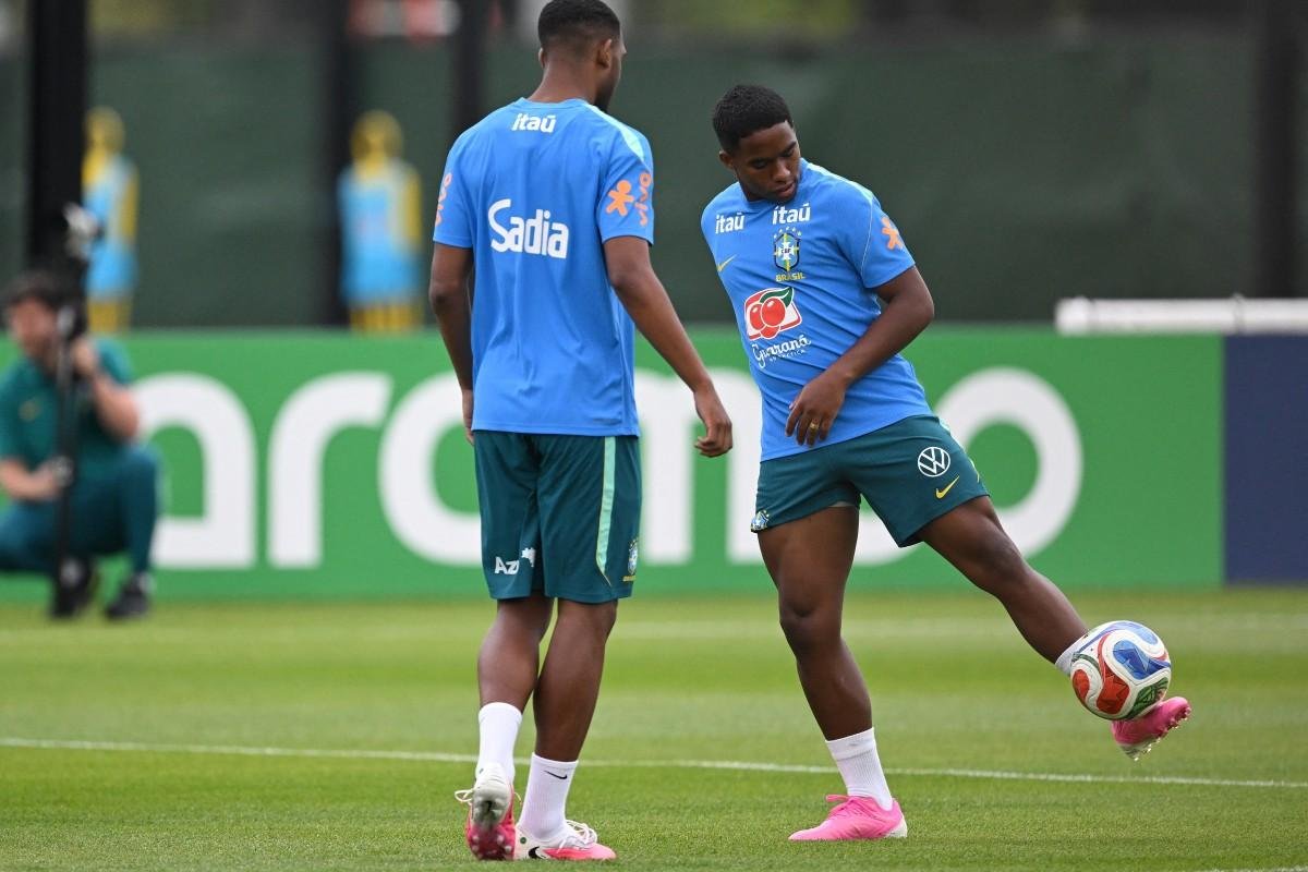 Para Ancelotti, Endrick &eacute; um "talento extraordin&aacute;rio" que precisa de mais tempo para se firmar na Sele&ccedil;&atilde;o