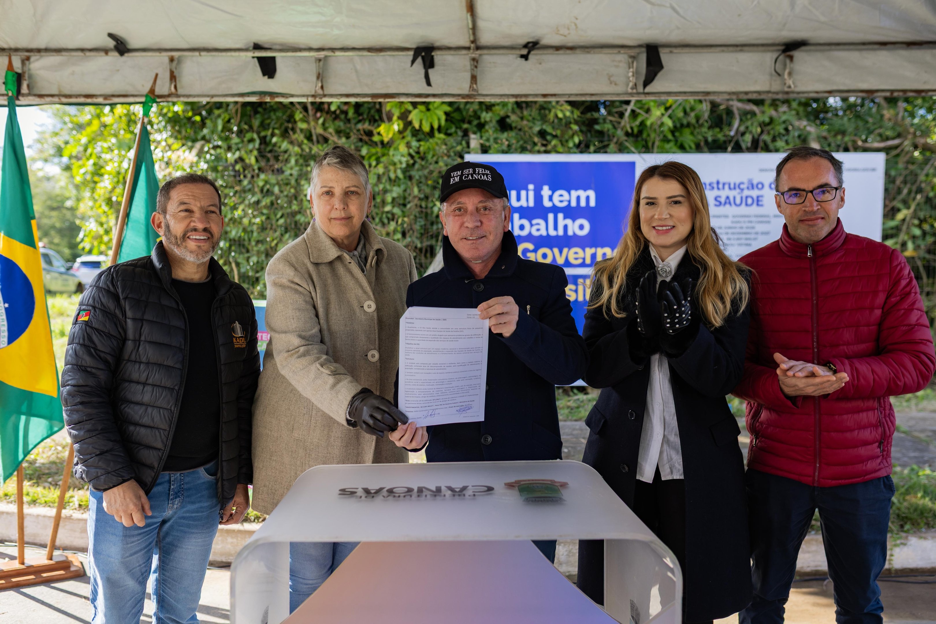 A obra &eacute; resultado de uma parceria entre a prefeitura de Canoas e o governo federal