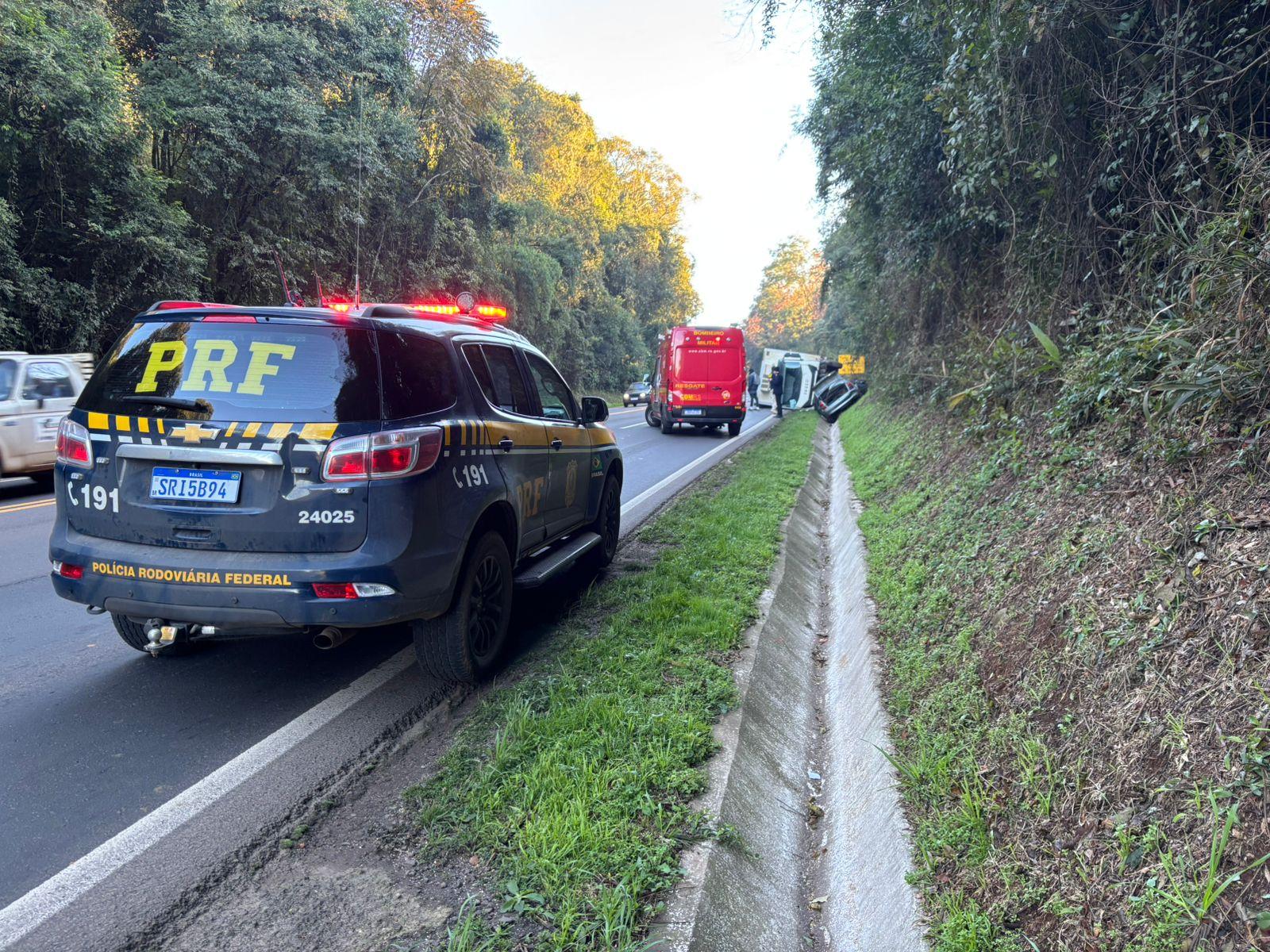 Acidente foi atendido pela PRF na manh&atilde; desta quinta-feira