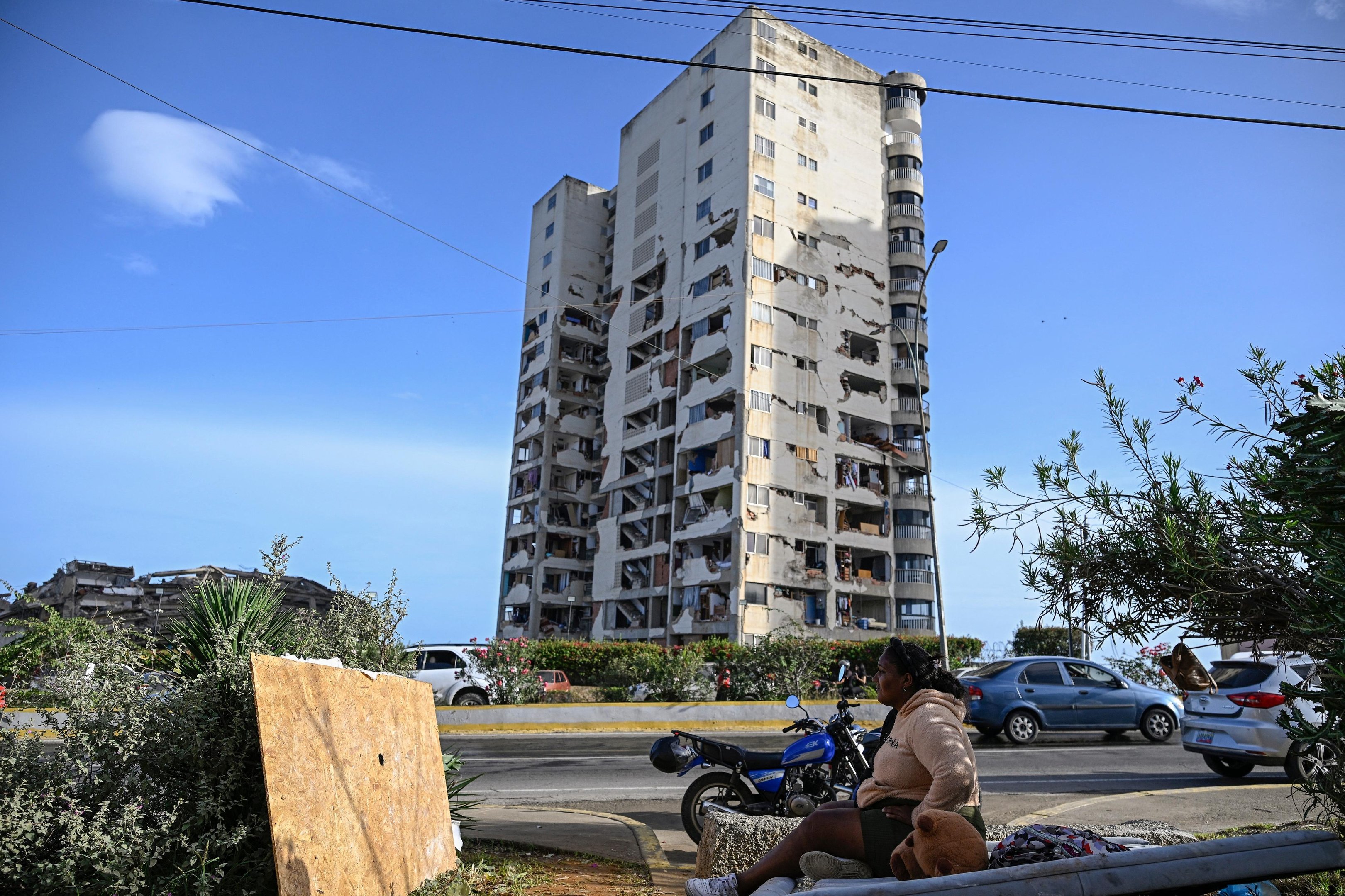 Pr&eacute;dio ficou parcialmente destru&iacute;do na Venezuela