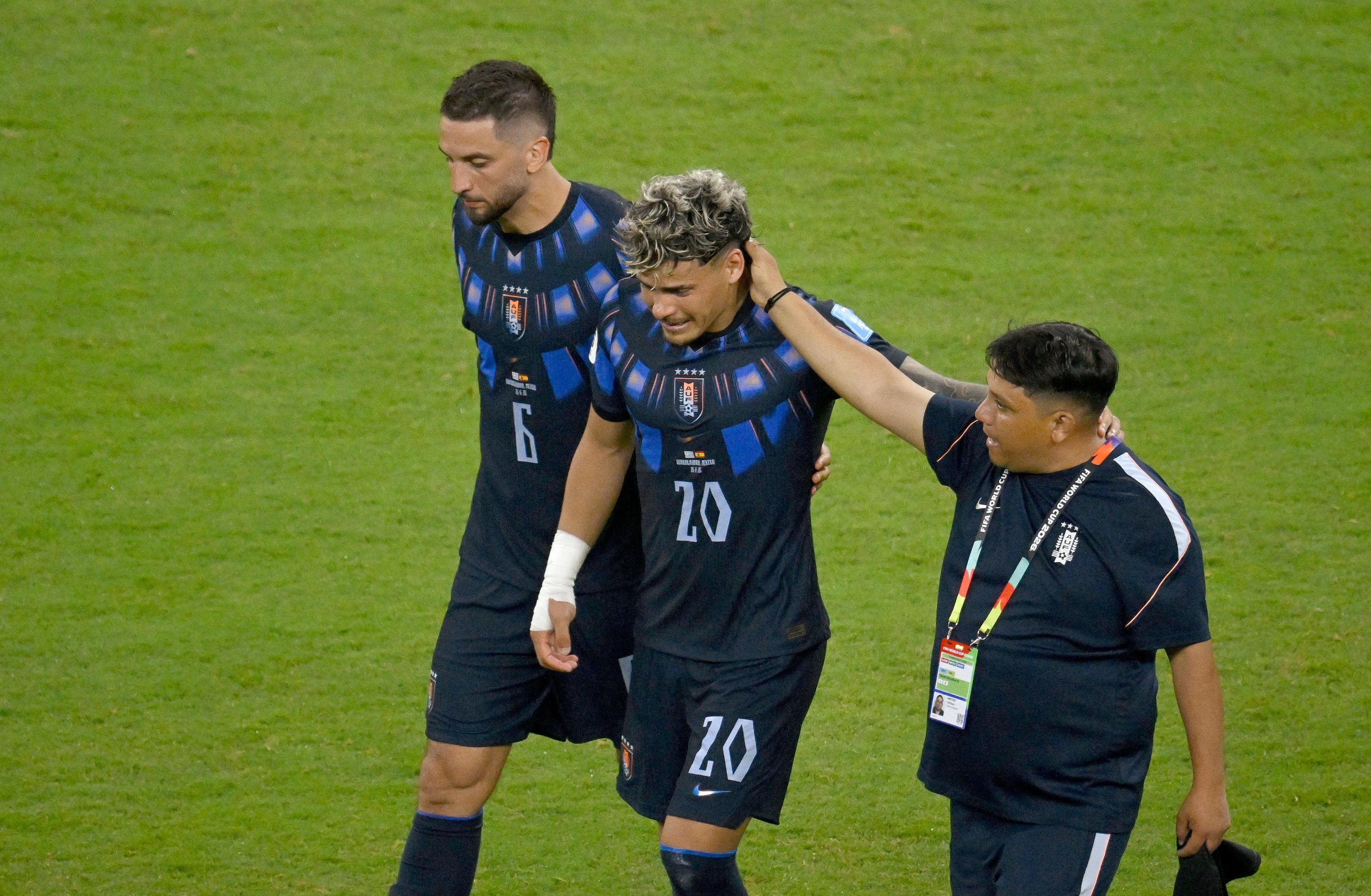 Fim melanc&oacute;lico para os uruguaios na Copa