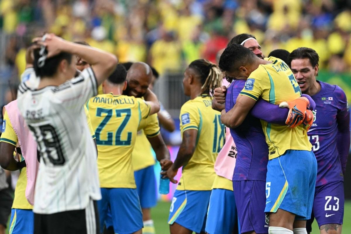 Brasil venceu o Jap&atilde;o e avan&ccedil;ou nas oitavas