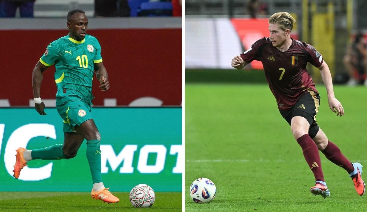 Sadio Mane ainda n&atilde;o brilhou nessa Copa. Kevin de Bruyne desencantou no &uacute;ltimo jogo