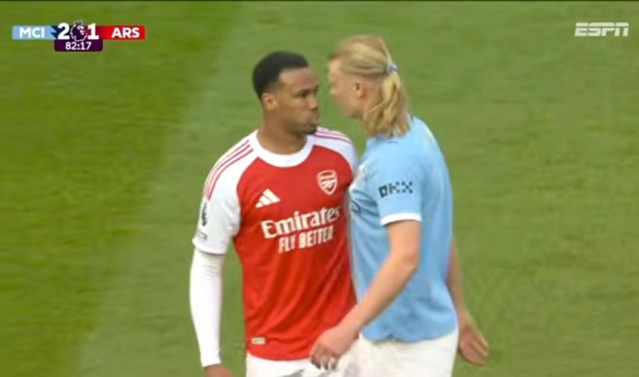 Gabriel Magalh&atilde;es e Haaland t&ecirc;m hist&oacute;rico de confrontos "acalorados" na Premier League