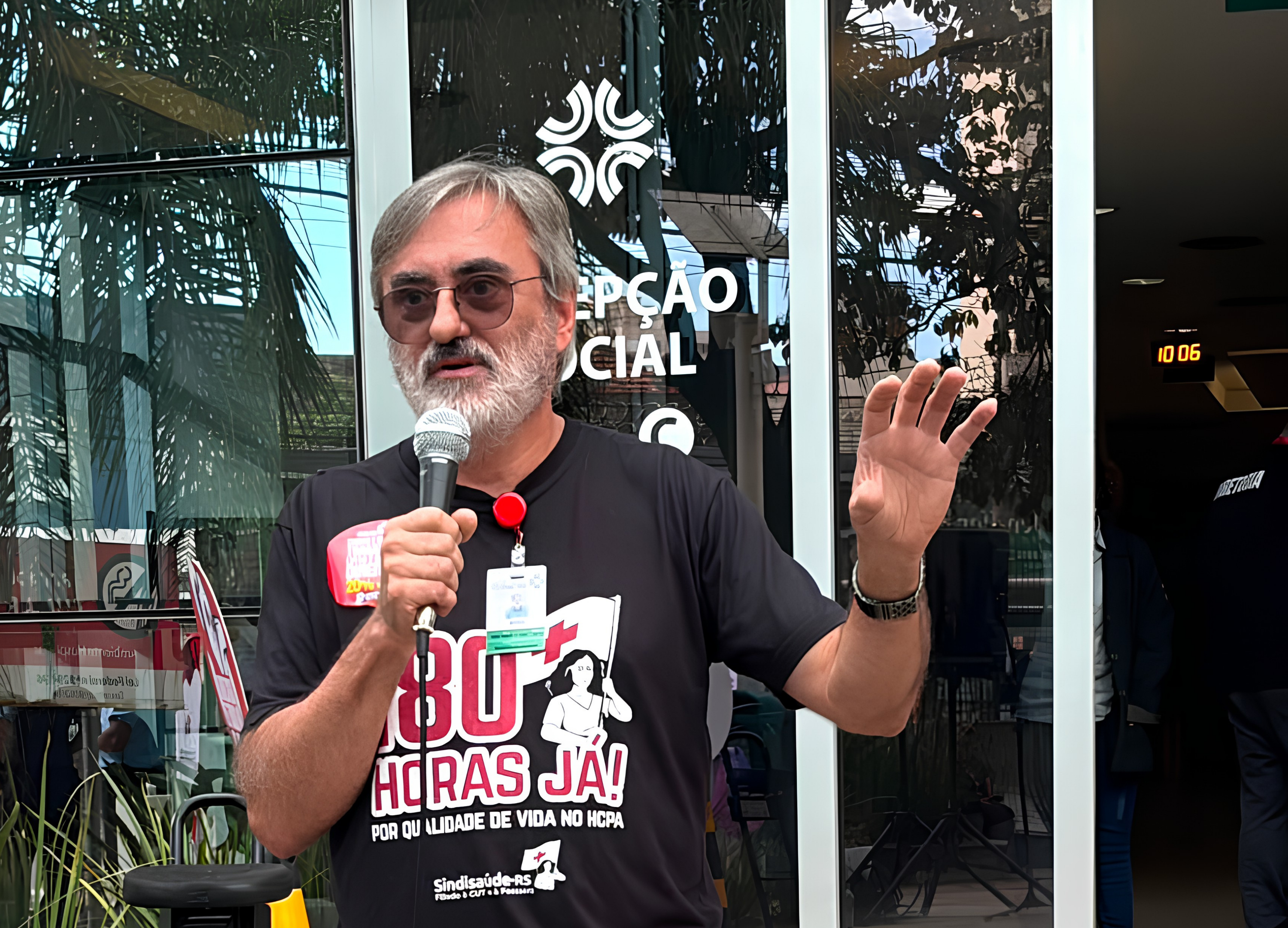 Ad&atilde;o Lima (PSTU) j&aacute; foi presidente da Associa&ccedil;&atilde;o do Pessoal do Hospital de Cl&iacute;nicas de Porto Alegre (ASHCLIN)