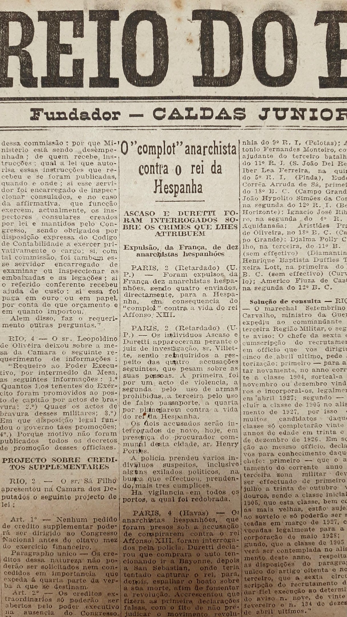 Francisco Ascaso tornou-se not&oacute;rio agitador; Buenaventura Durruti foi uma das principais figuras da esquerda europeia no in&iacute;cio do s&eacute;culo XX
