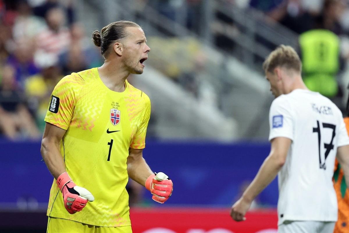 Nyland, de 35 anos, defendeu a meta norueguesa em tr&ecirc;s dos quatro jogos que a equipe disputou no Mundial at&eacute; aqui