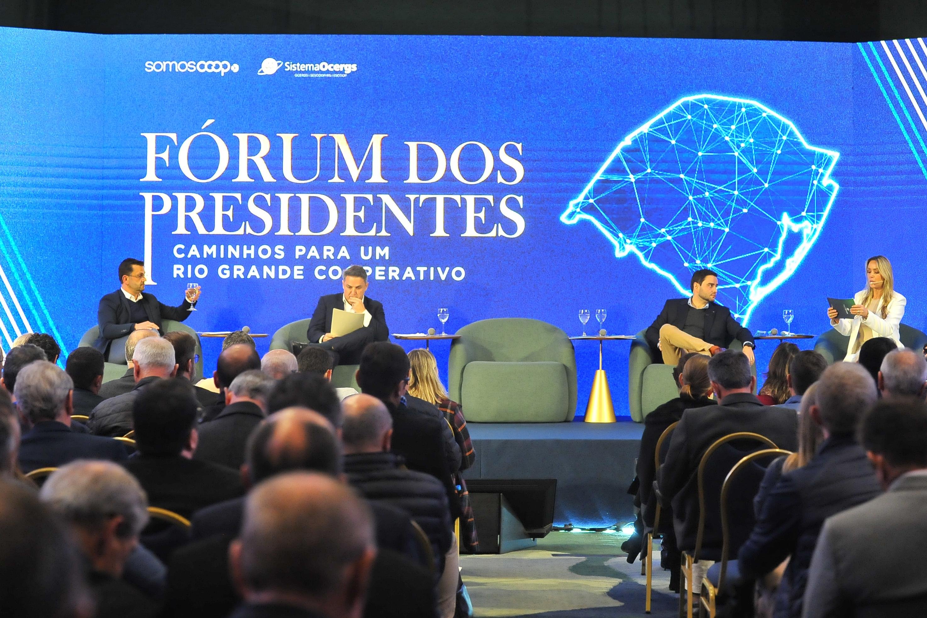 Os pr&eacute;-candidatos ao governo do Estado presentes foram Marcelo Maranata (PSDB), Luciano Zucco (PL) e Gabriel Souza (MDB)
