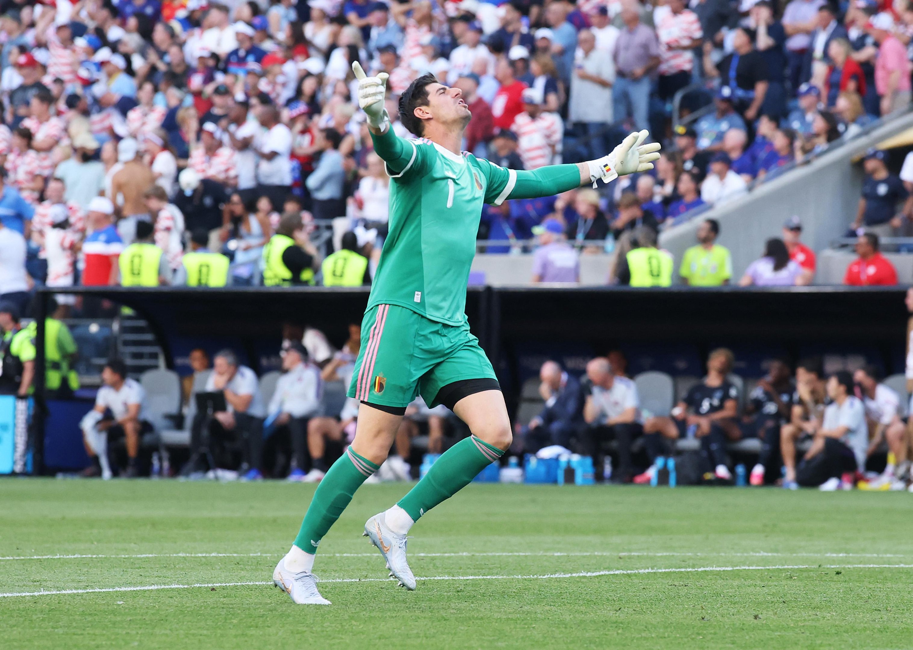 Courtois desabafou sobre as cr&iacute;ticas recebidas pela B&eacute;lgica