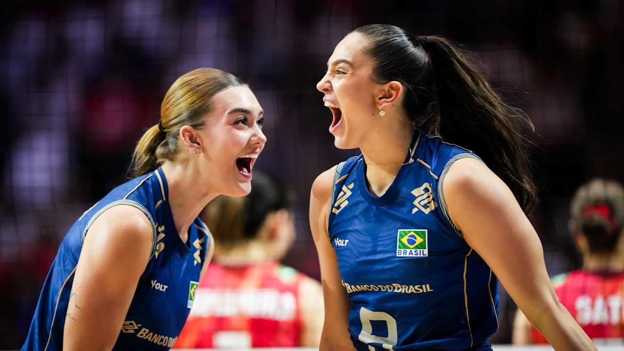 Brasil tem oito vit&oacute;rias e apenas uma derrota na VNL 2026