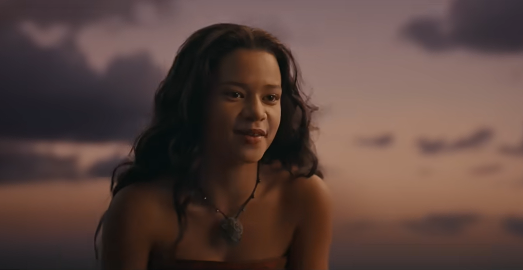 Trecho do filme "Moana", interpretada pela atriz Catherine Laga'aia
