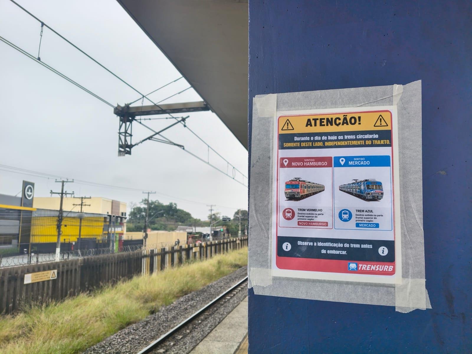 Tanto na esta&ccedil;&atilde;o F&aacute;tima quanto na Canoas, o movimento era tranquilo na tarde deste s&aacute;bado, com pouca circula&ccedil;&atilde;o de passageiros