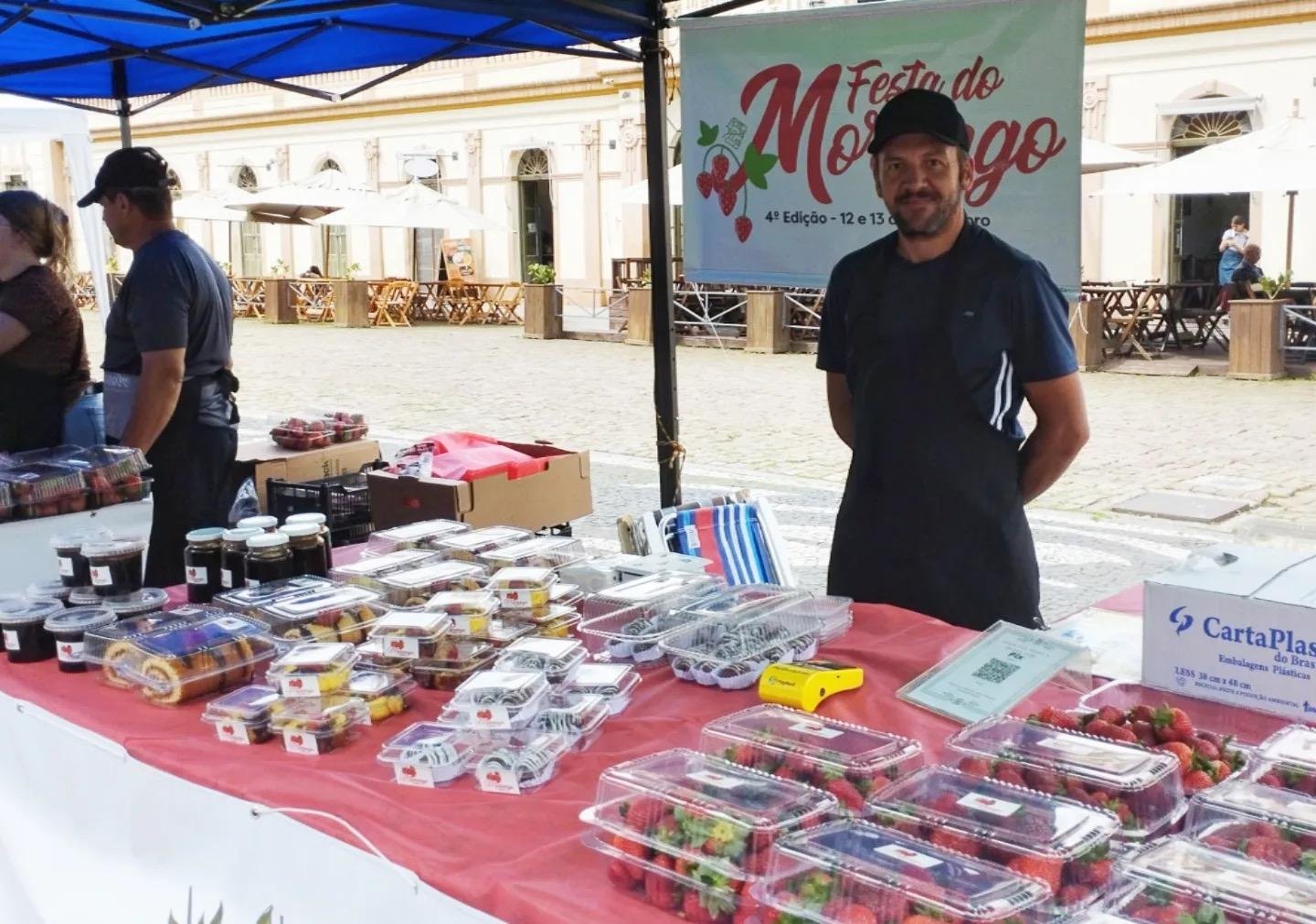O produtor de morangos, Marcos Daniel N&ouml;rnberg morreu na madrugada de 15 de janeiro