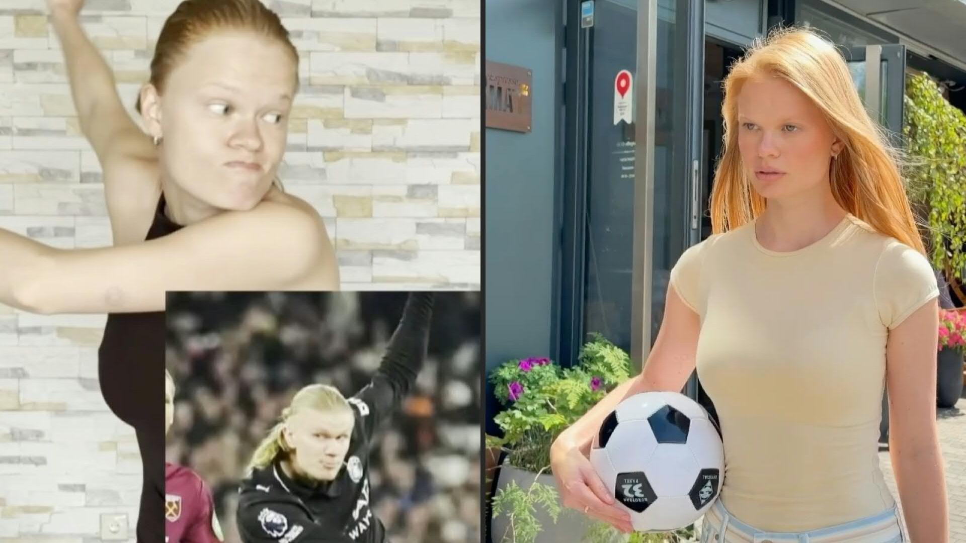 Modelo Anastasia Kostromitina tem impressionante semelhan&ccedil;a com o astro noruegu&ecirc;s