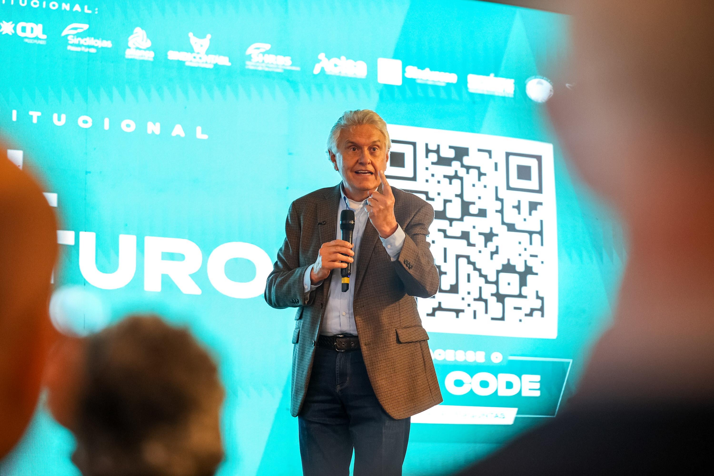 Ronaldo Caiado (PSD) participou da segunda edi&ccedil;&atilde;o do evento "Brasil do Futuro"