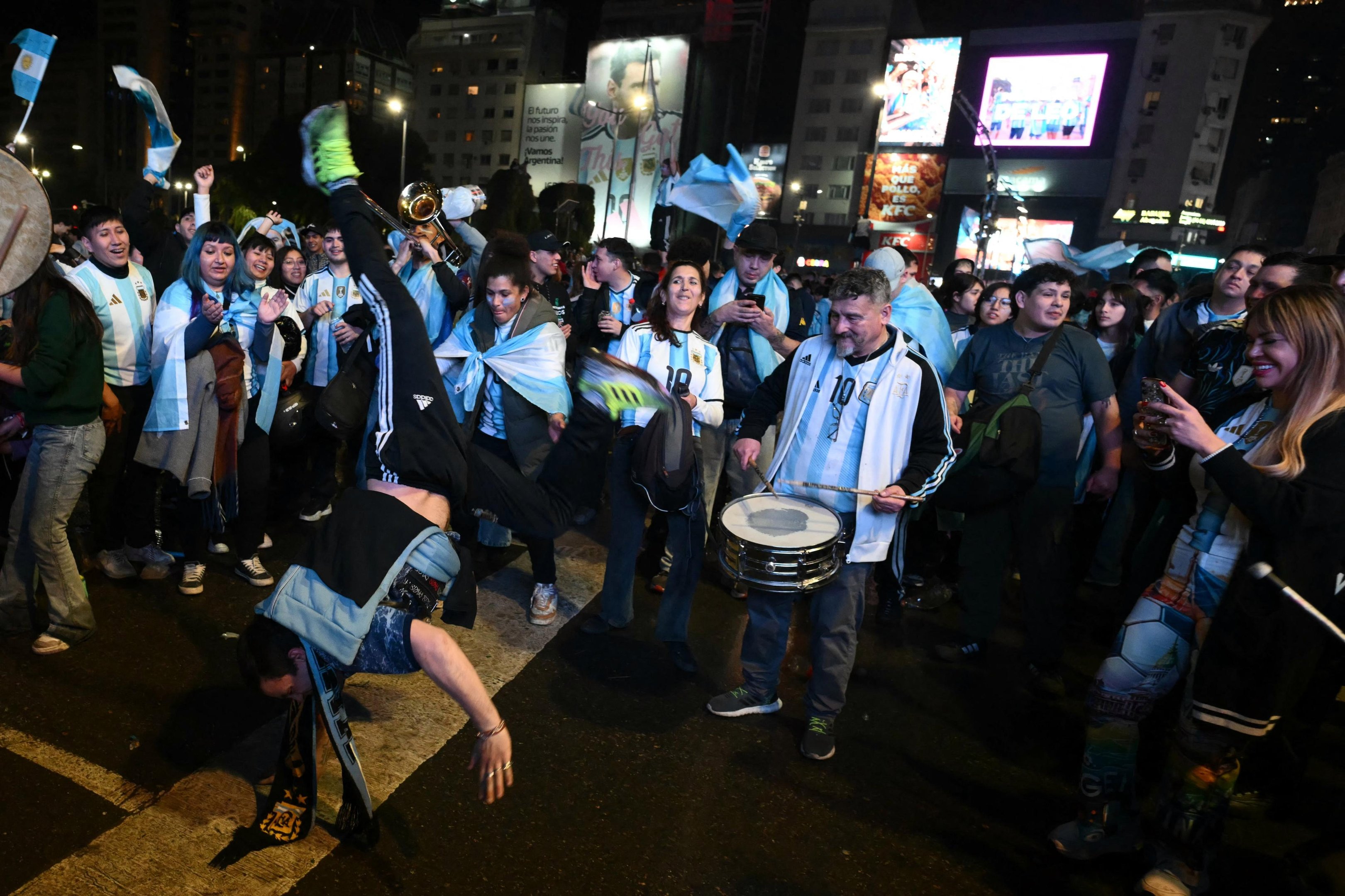 Argentinos se preparam para a final da Copa do Mundo