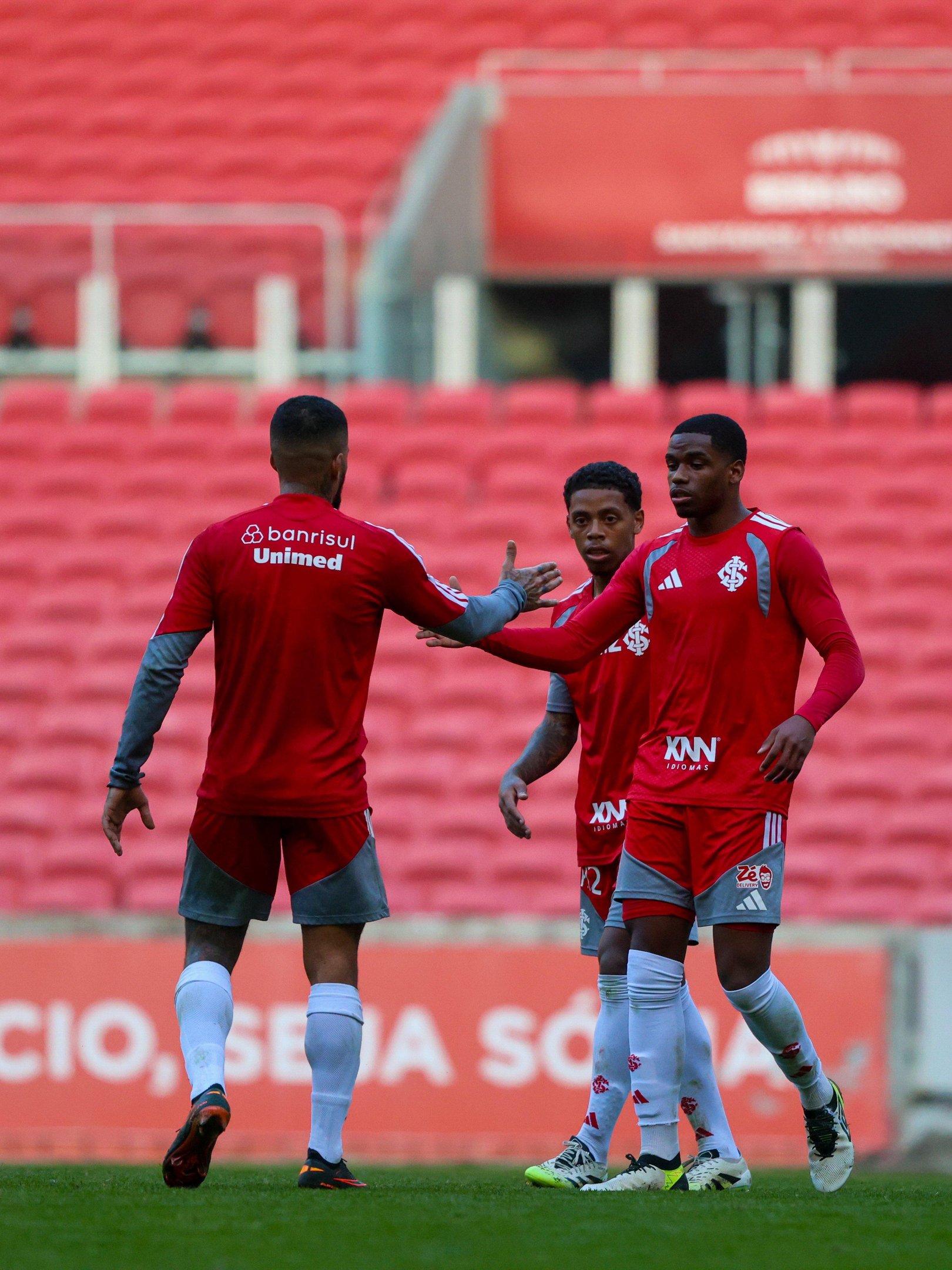 Jo&atilde;o Victor marcou um dos gols do inter no jogo-treino desta sexta-feira