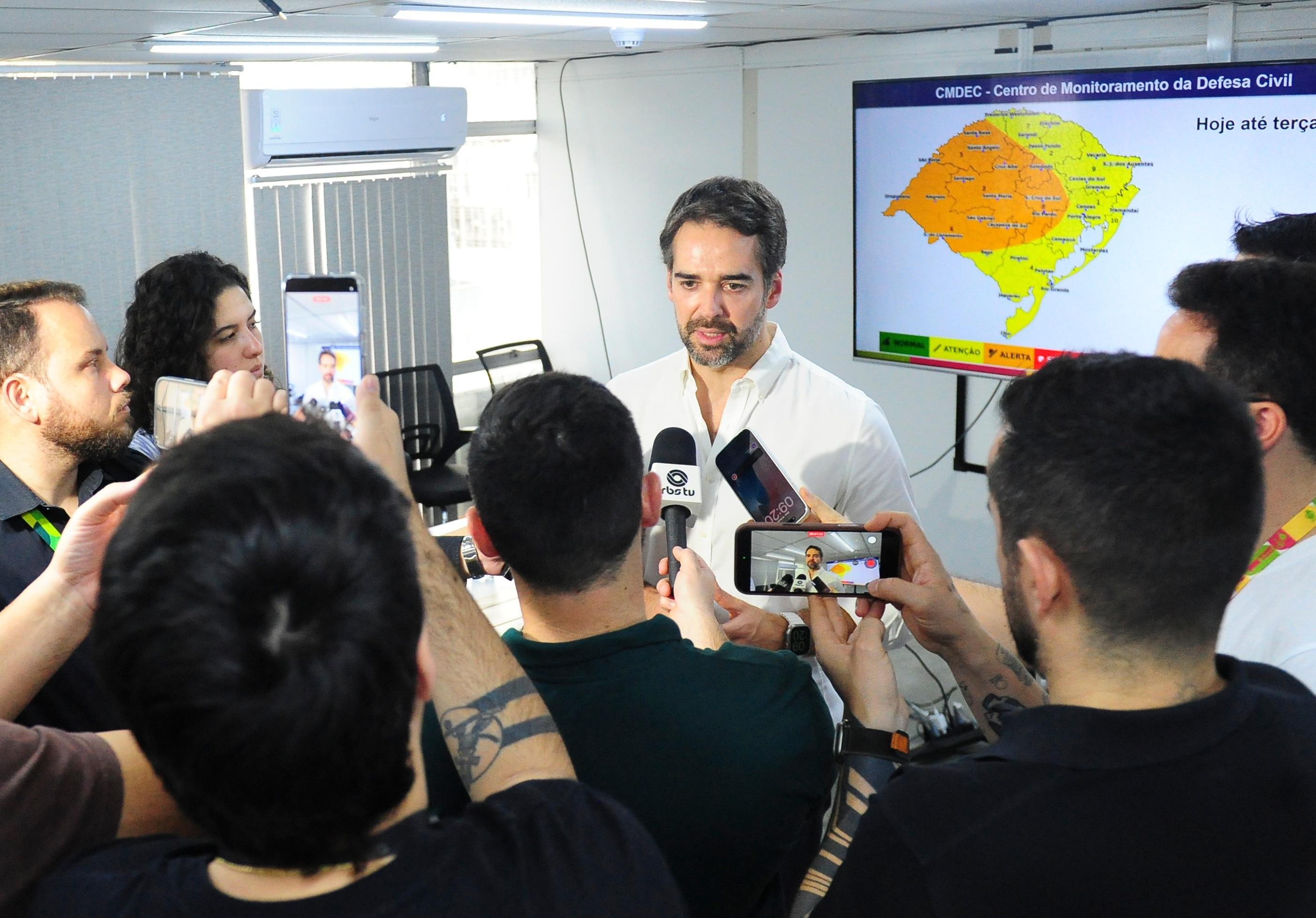 Atualiza&ccedil;&atilde;o de progn&oacute;stico foi decidida durante reuni&atilde;o do Gabinete Integrado de Gerenciamento de Desastres (Giged)