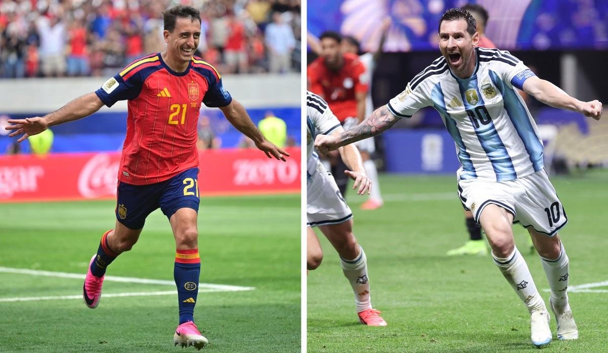 As Sele&ccedil;&otilde;es da Espanha e  da Argentina decidem a Copa do Mundo neste domingo, &agrave;s 16h (hor&aacute;rio de Bras&iacute;lia), em Nova Jersey (Estados Unidos)