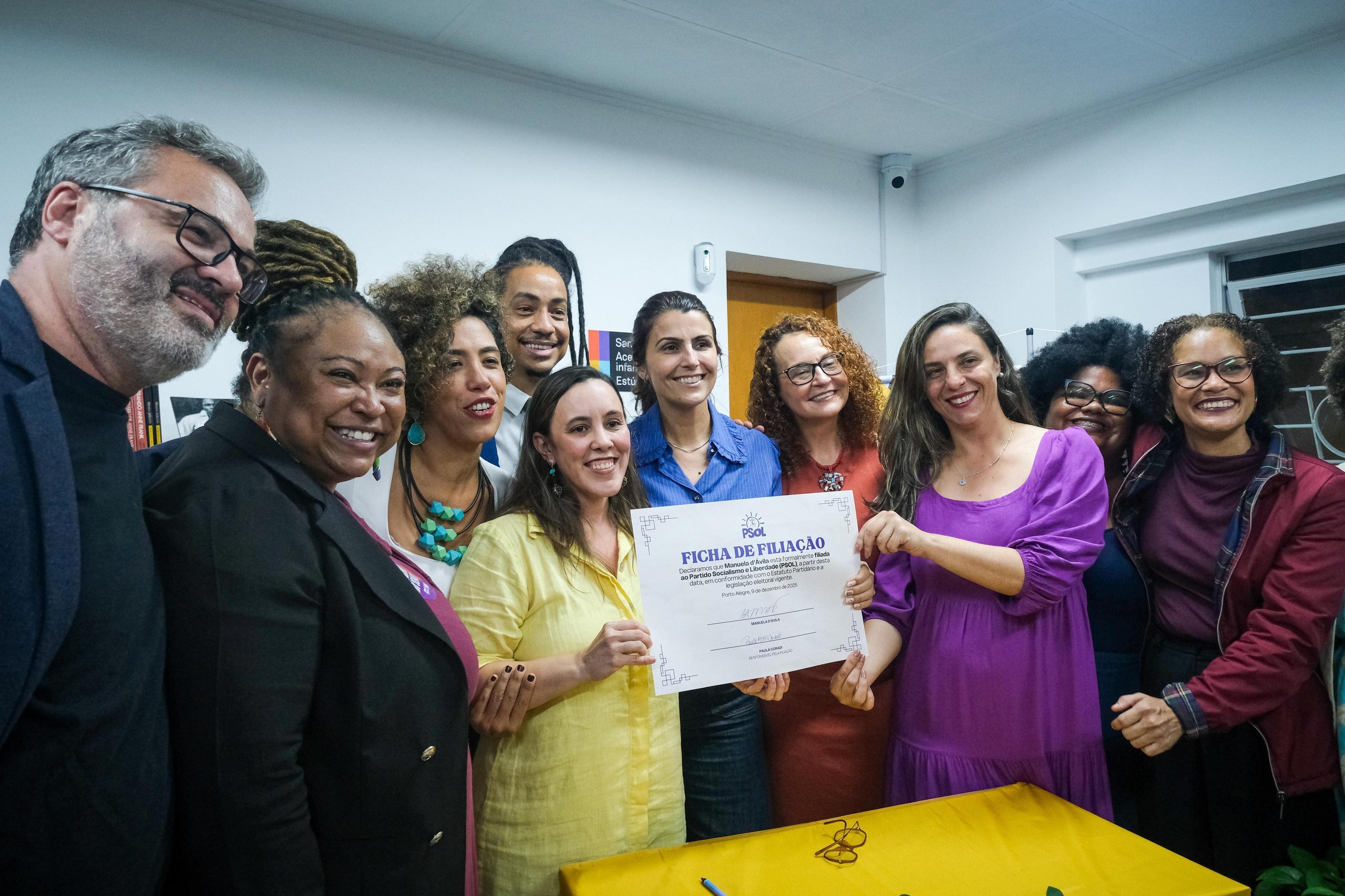 Manuela D'&Aacute;vila ingressou no partido no final do ano passado
